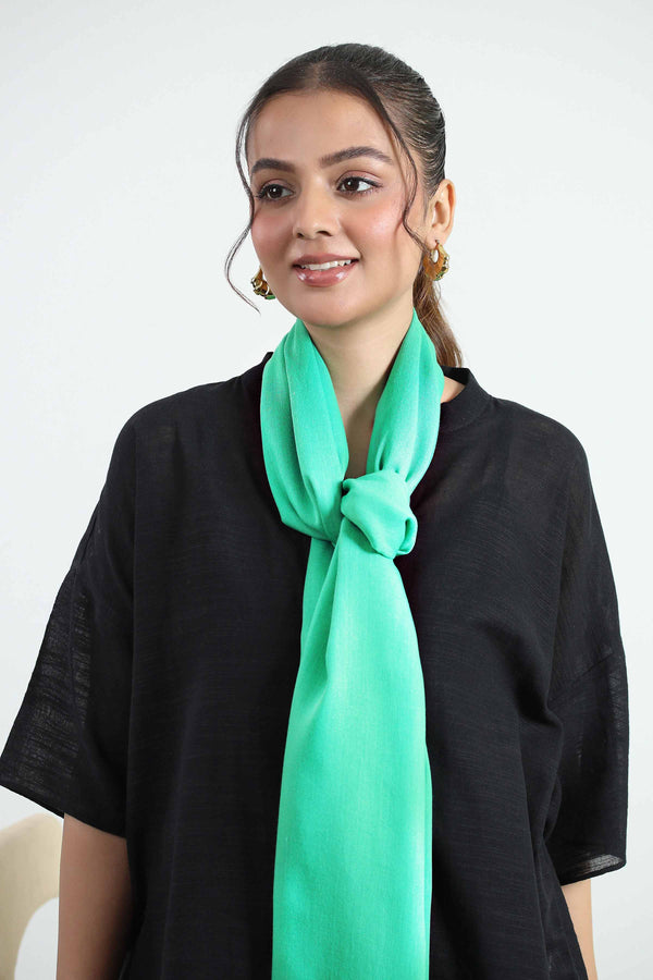 Green Women Scarf - 442782104