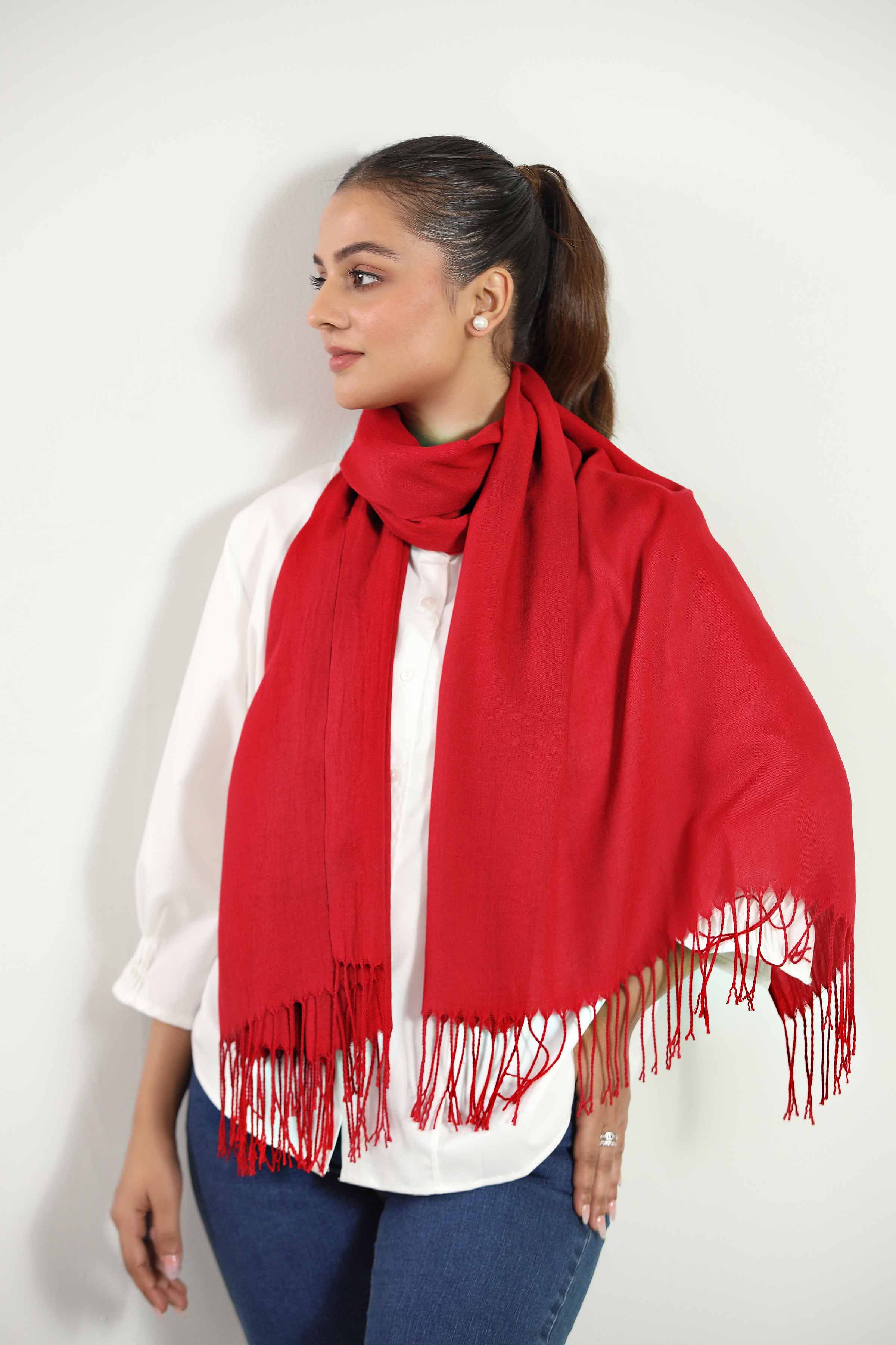 Maroon Women Scarf - 442782122