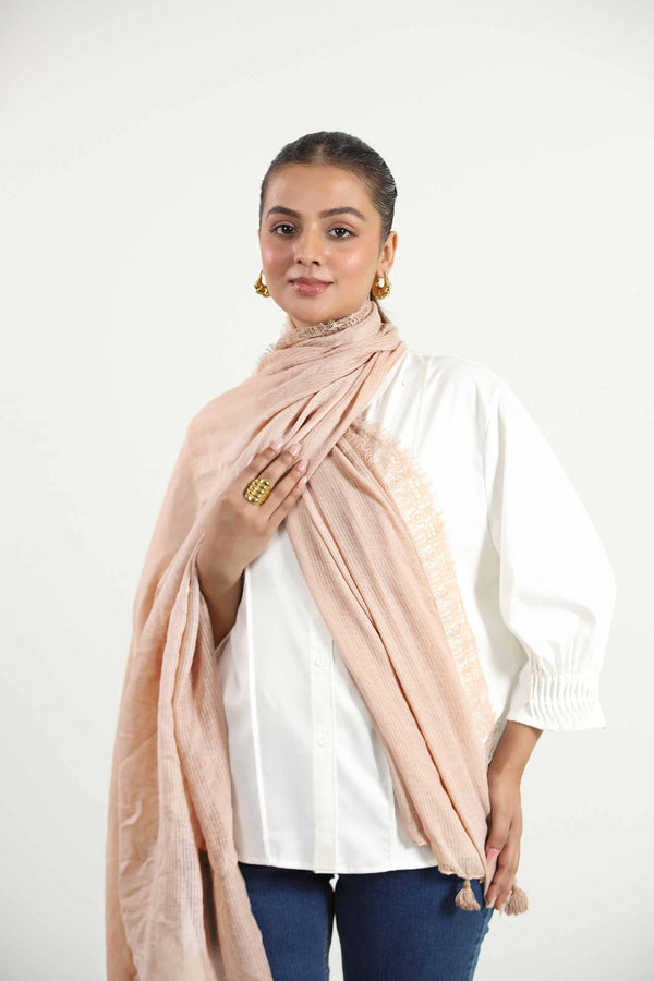 Pink Women Scarf - 442812105