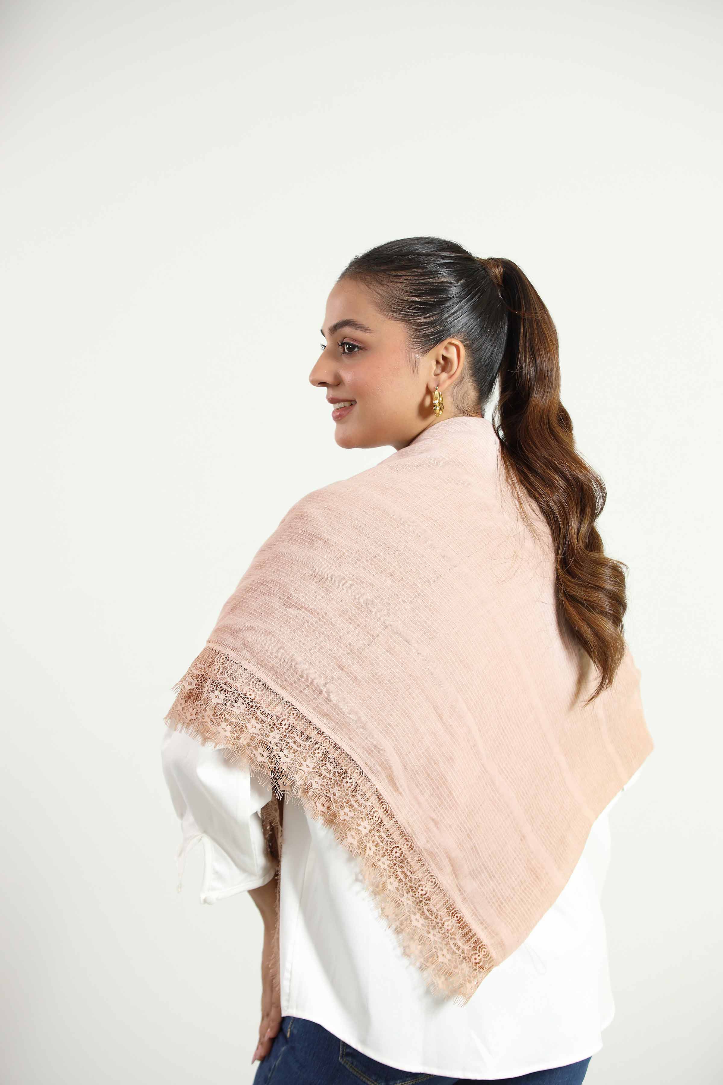 Pink Women Scarf - 442812105