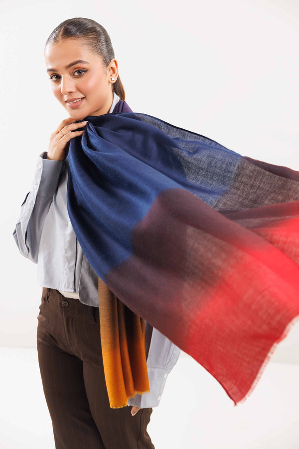 Royal Blue Women Scarf - 442842120