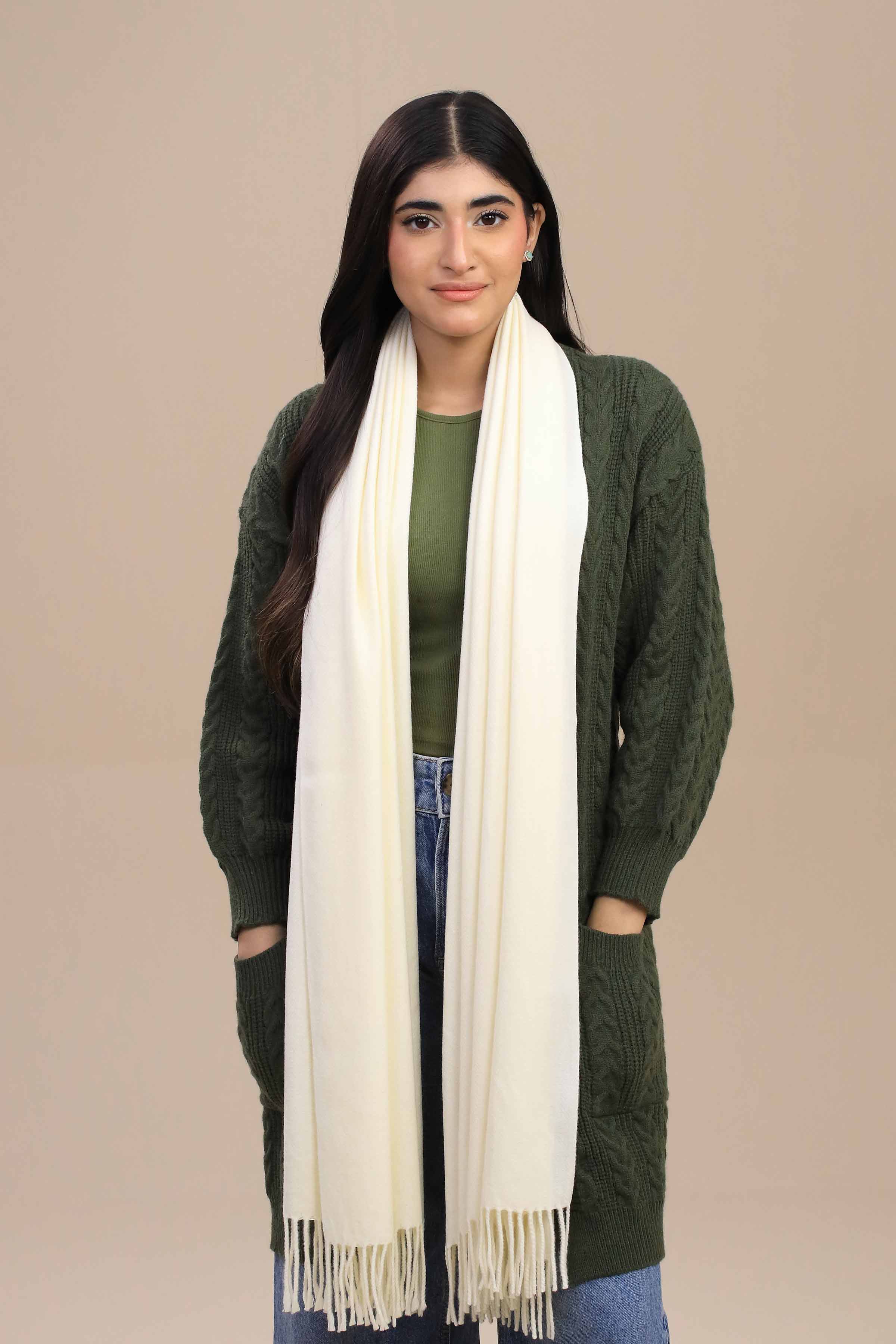 Nishat Linen UAE - Off white Women Shawl-446022107