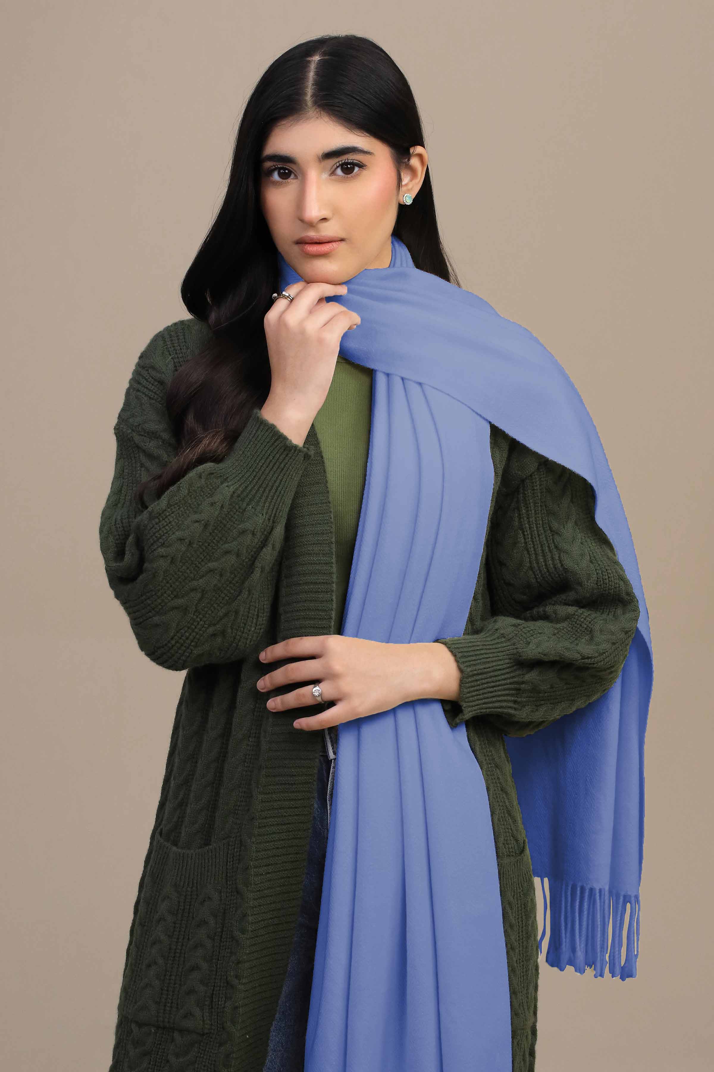 Nishat Linen UAE - Blue Women Shawl-446022108