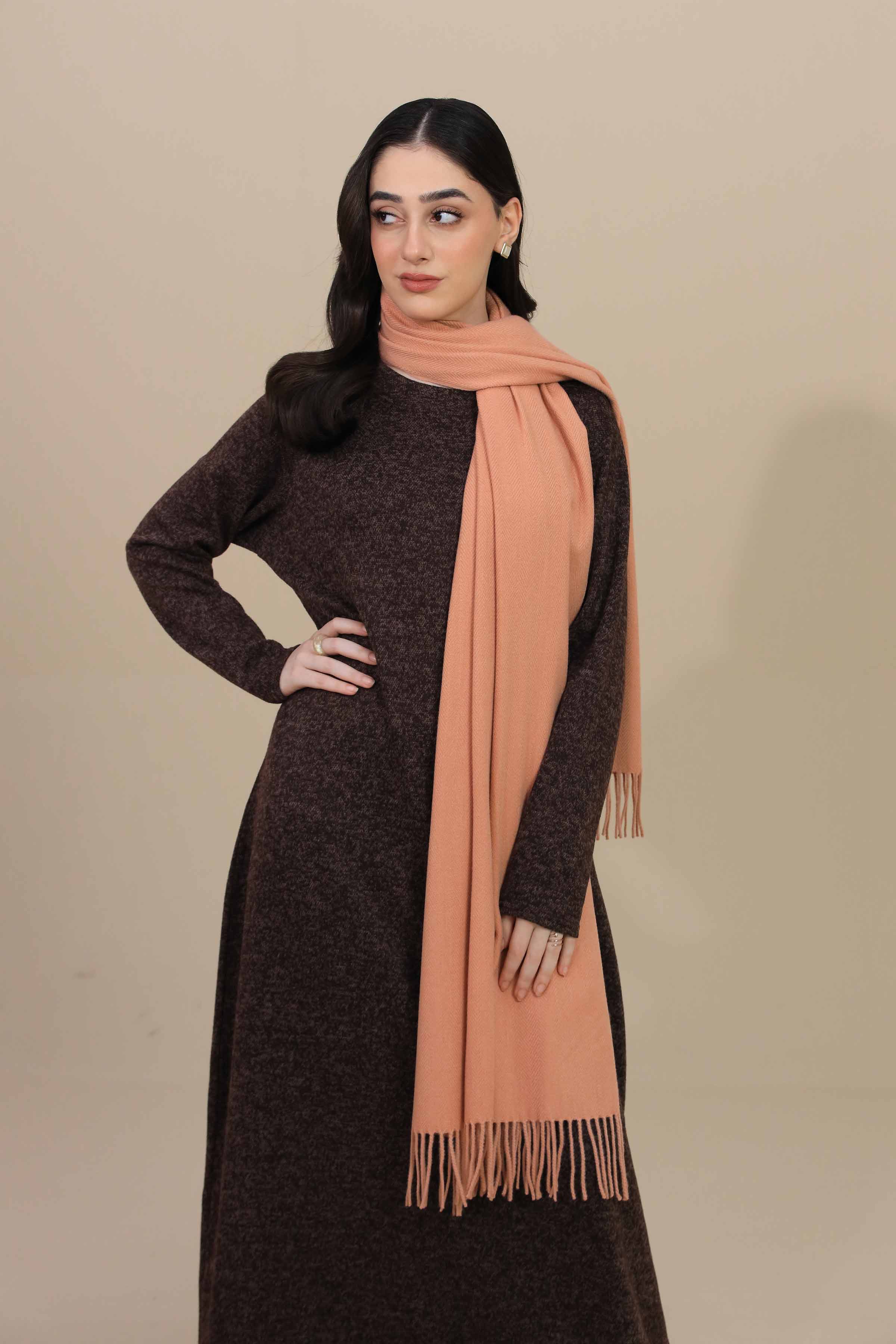 Nishat Linen UAE - Camel Women Shawl-446022129