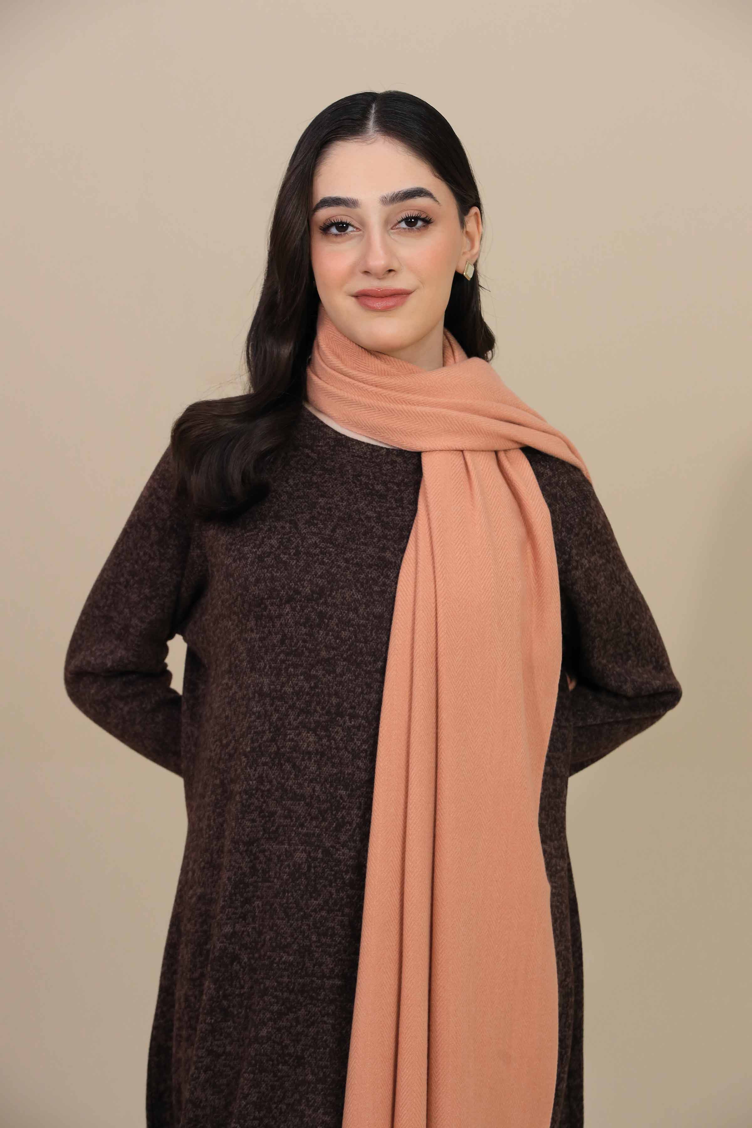 Nishat Linen UAE - Camel Women Shawl-446022129