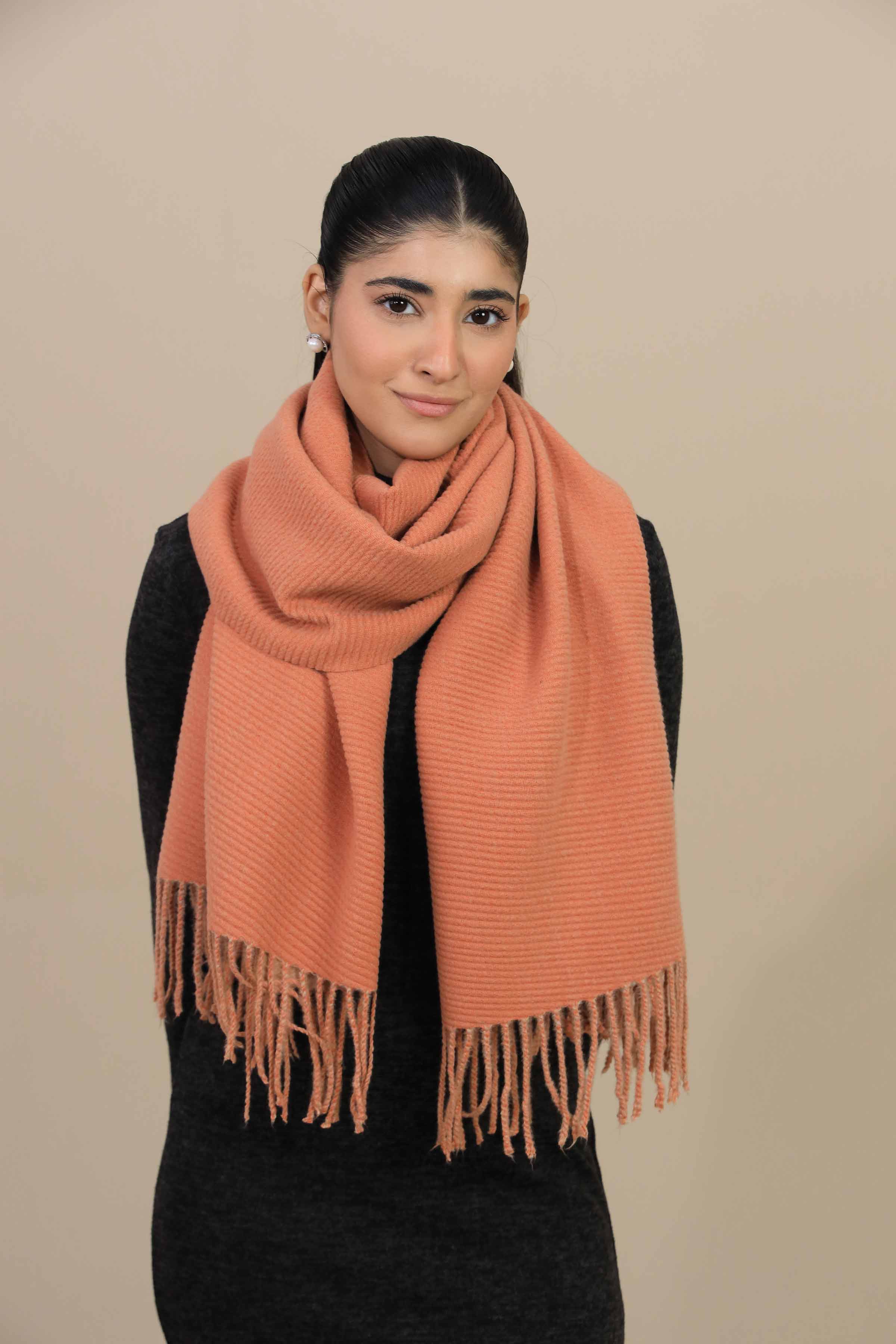 Nishat Linen UAE - Orange Women Shawl-446042106