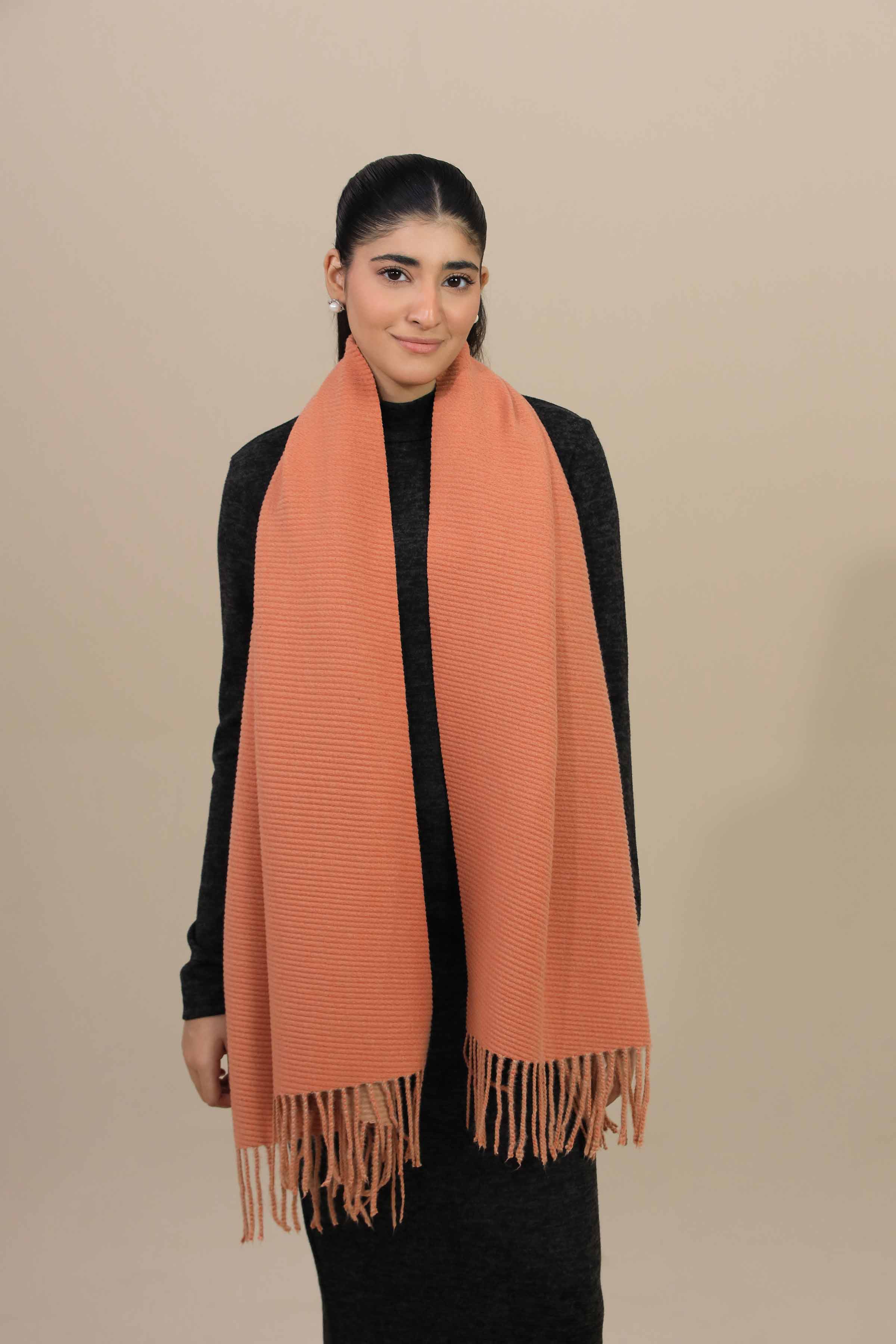 Nishat Linen UAE - Orange Women Shawl-446042106