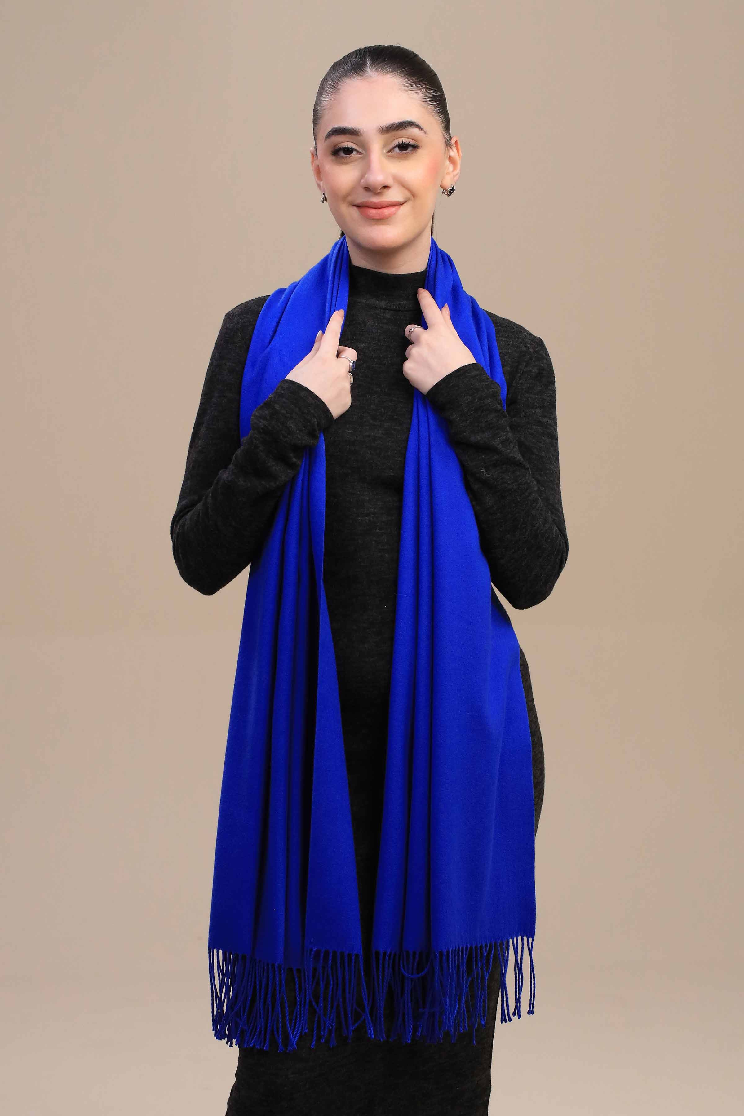 Nishat Linen UAE - Navy Women Shawl-446062121