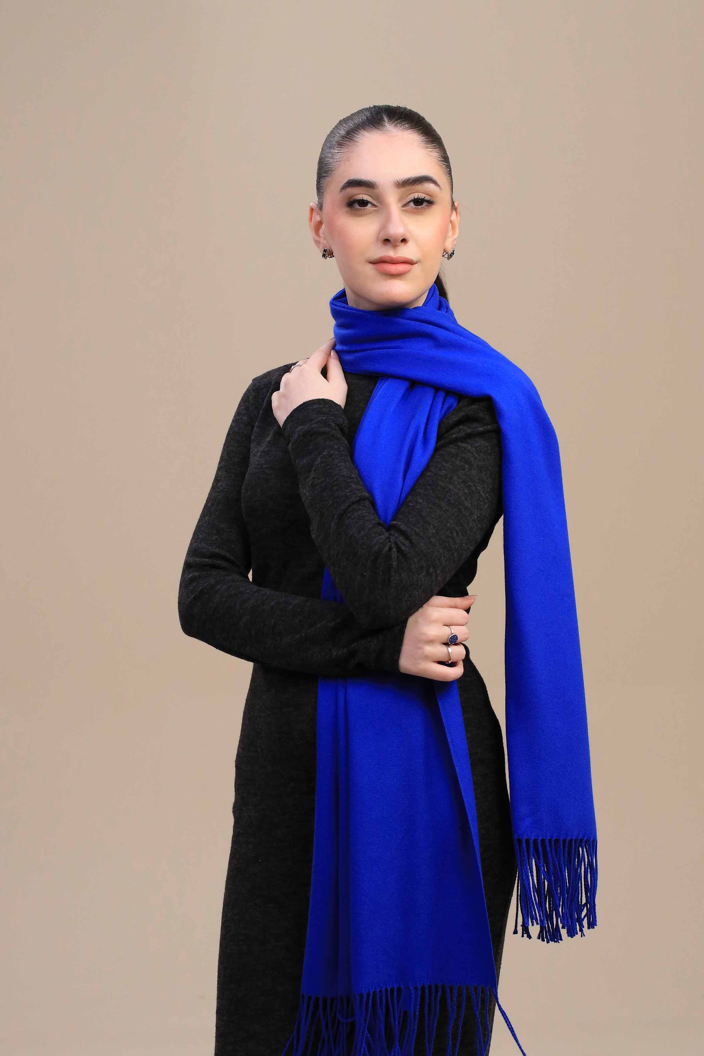 Nishat Linen UAE - Navy Women Shawl-446062121