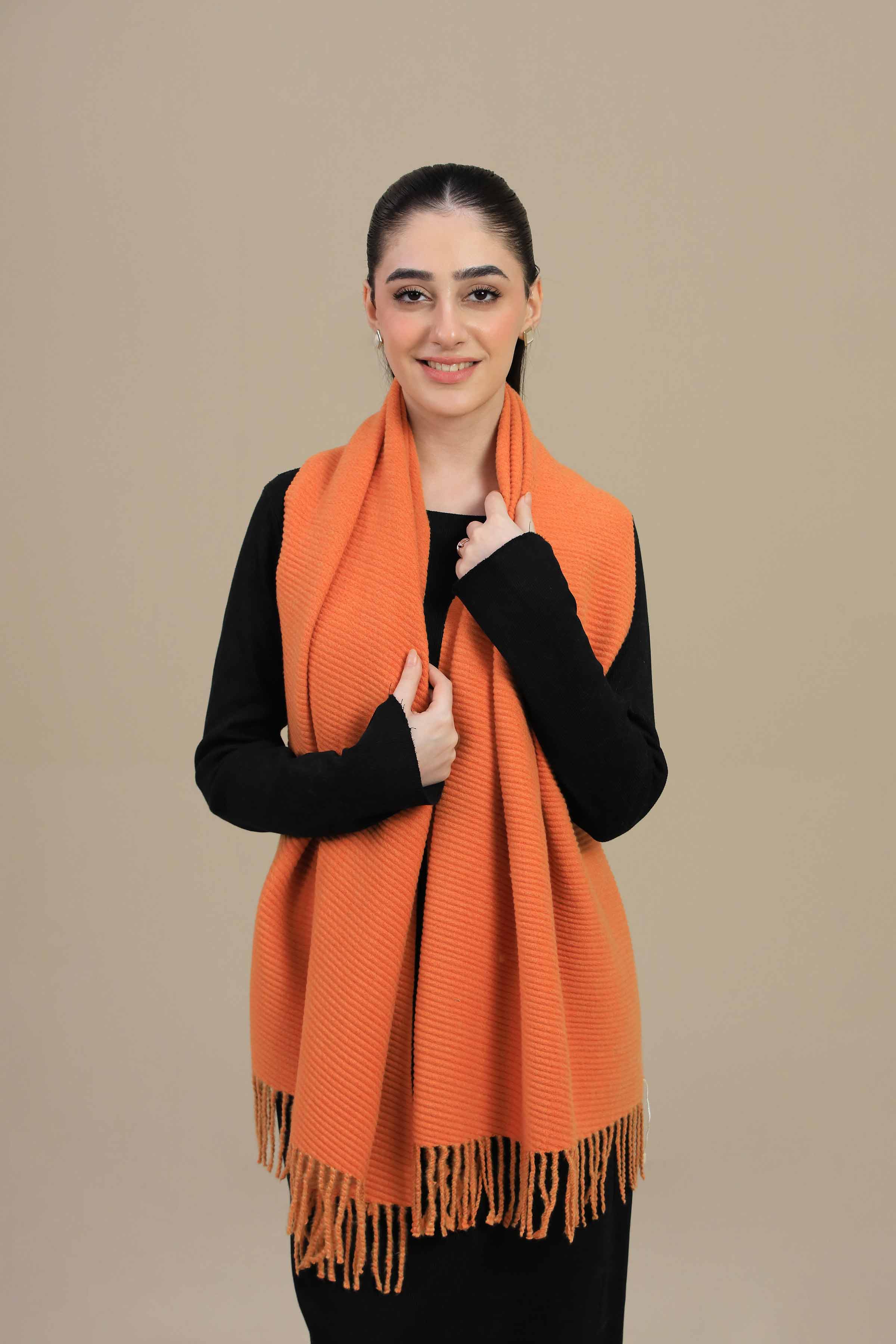 Nishat Linen UAE - Orange Women Shawl-446082106