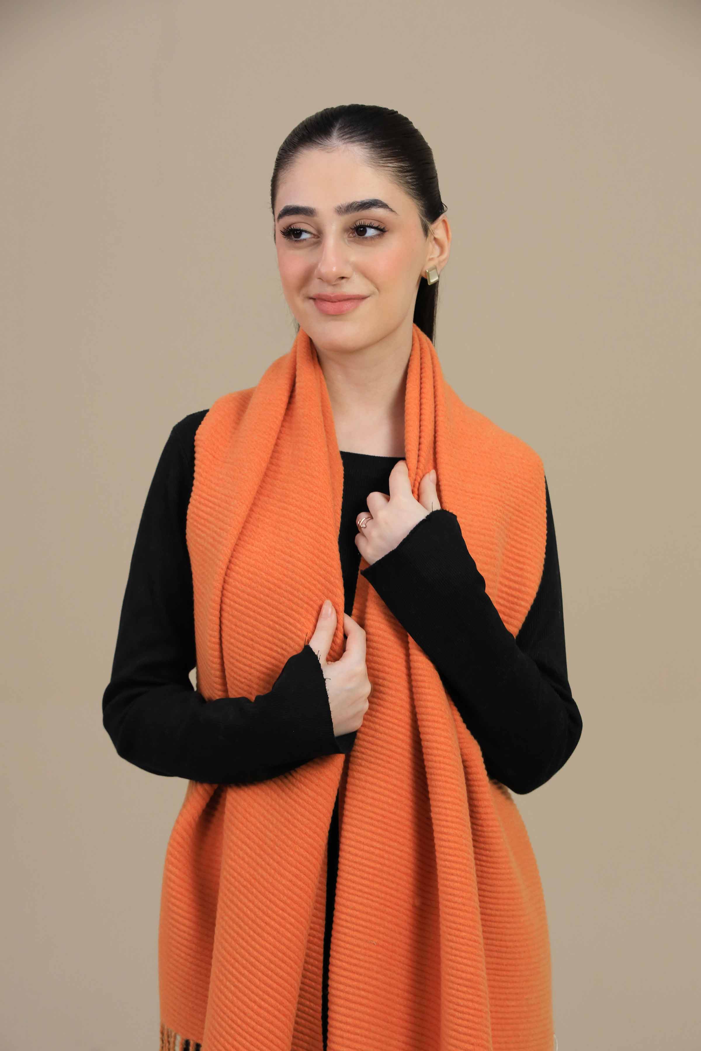 Nishat Linen UAE - Orange Women Shawl-446082106