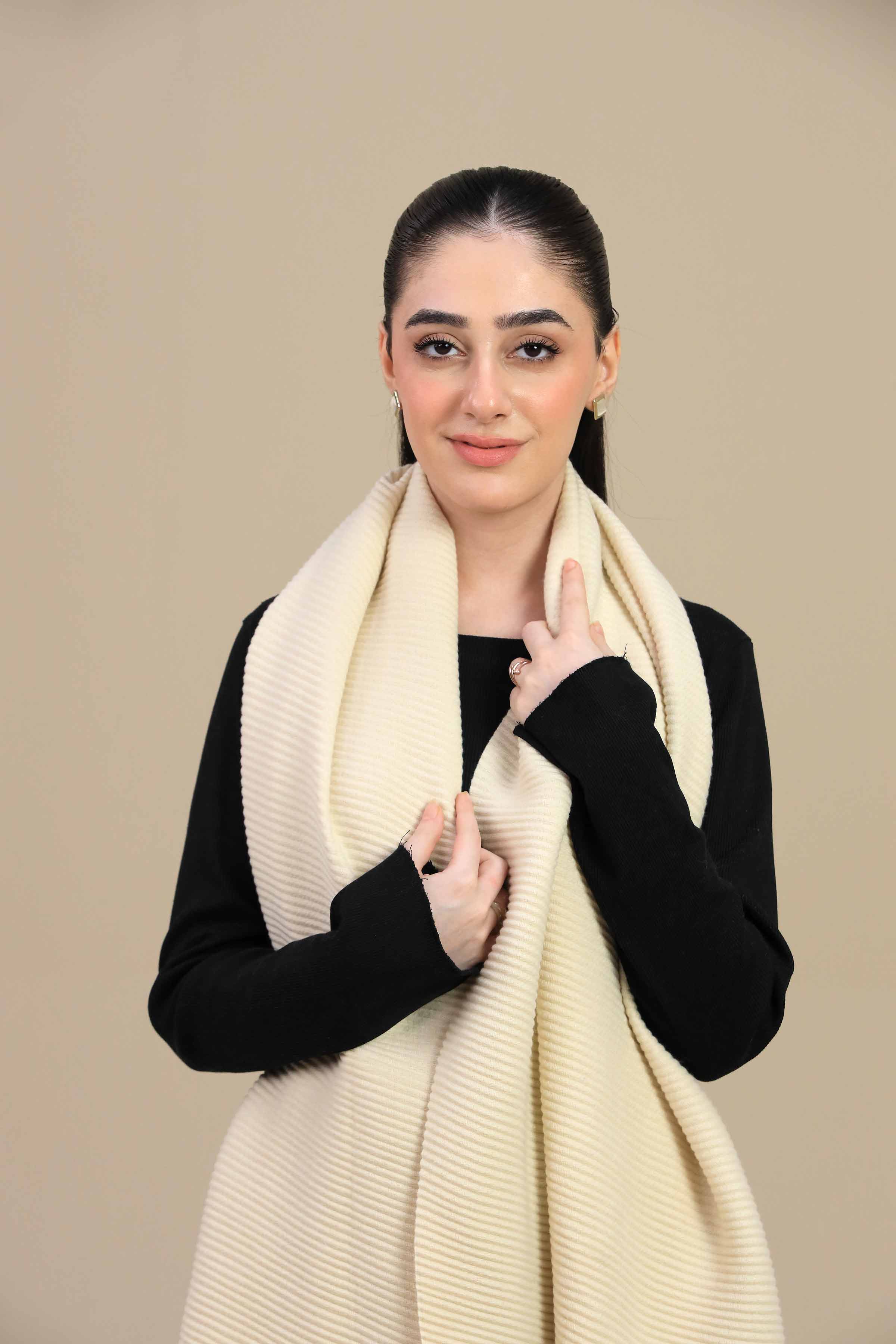 Nishat Linen UAE - Off white Women Shawl-446082107