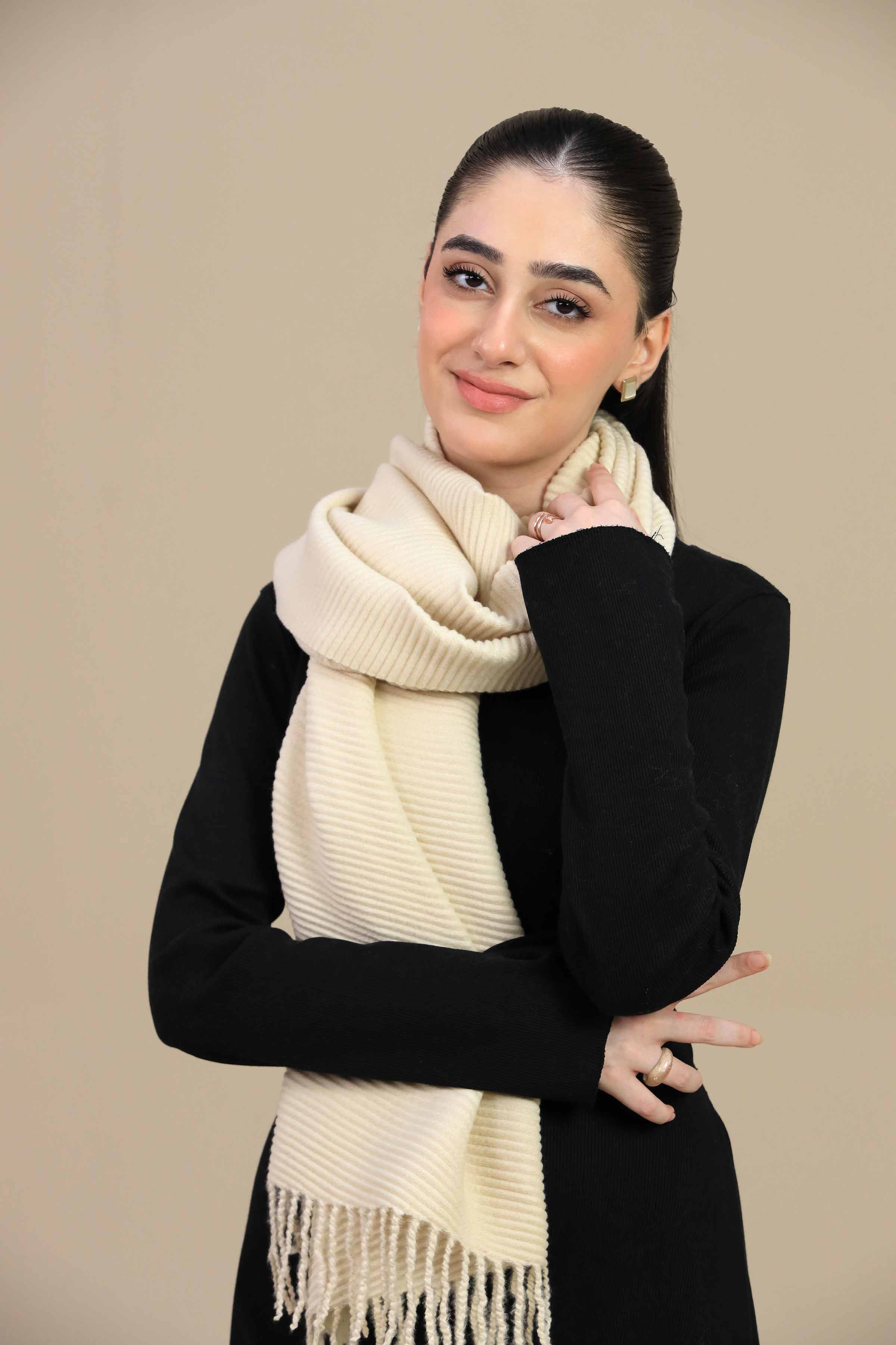 Nishat Linen UAE - Off white Women Shawl-446082107