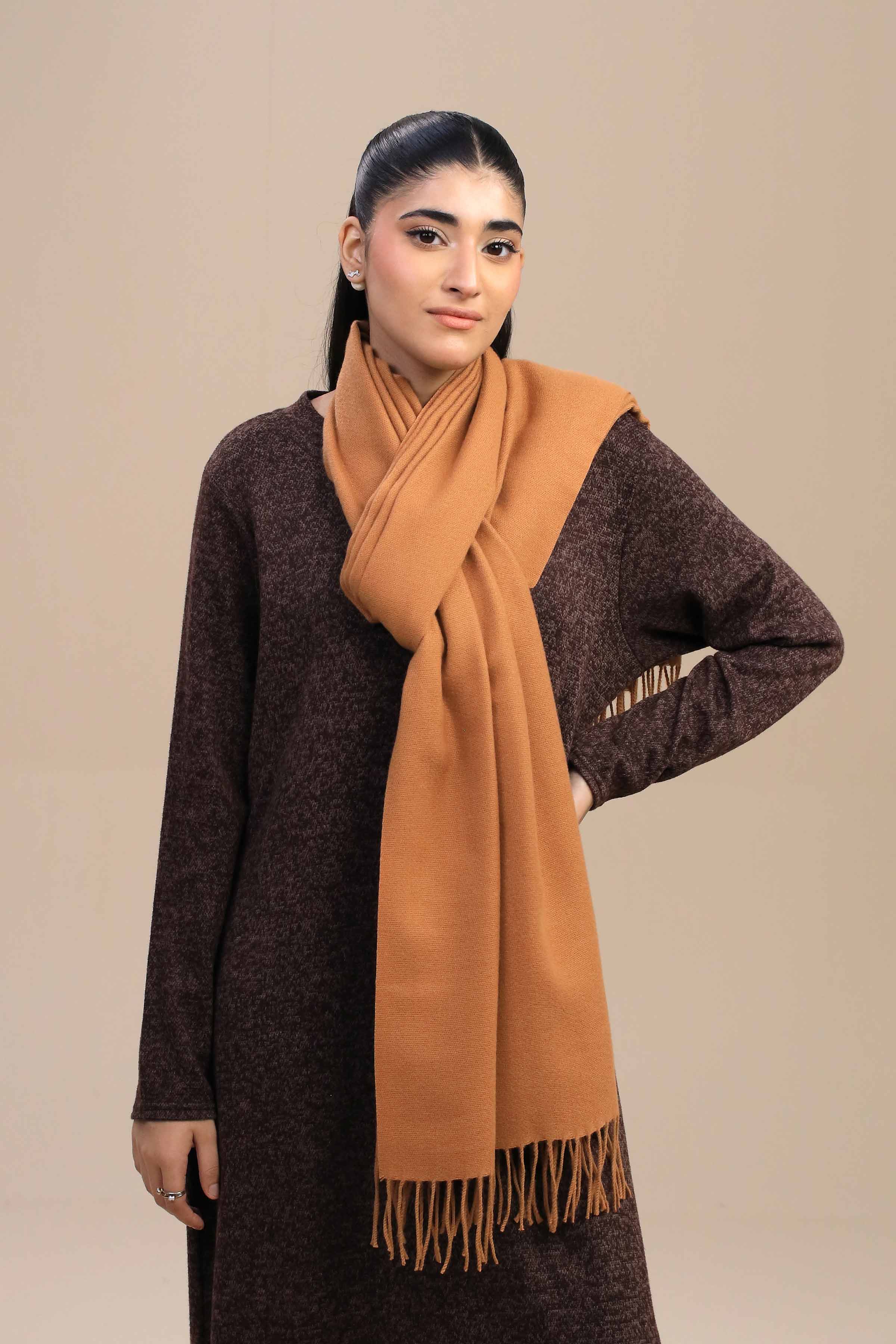 Nishat Linen UAE - Orange Women Shawl-446102106