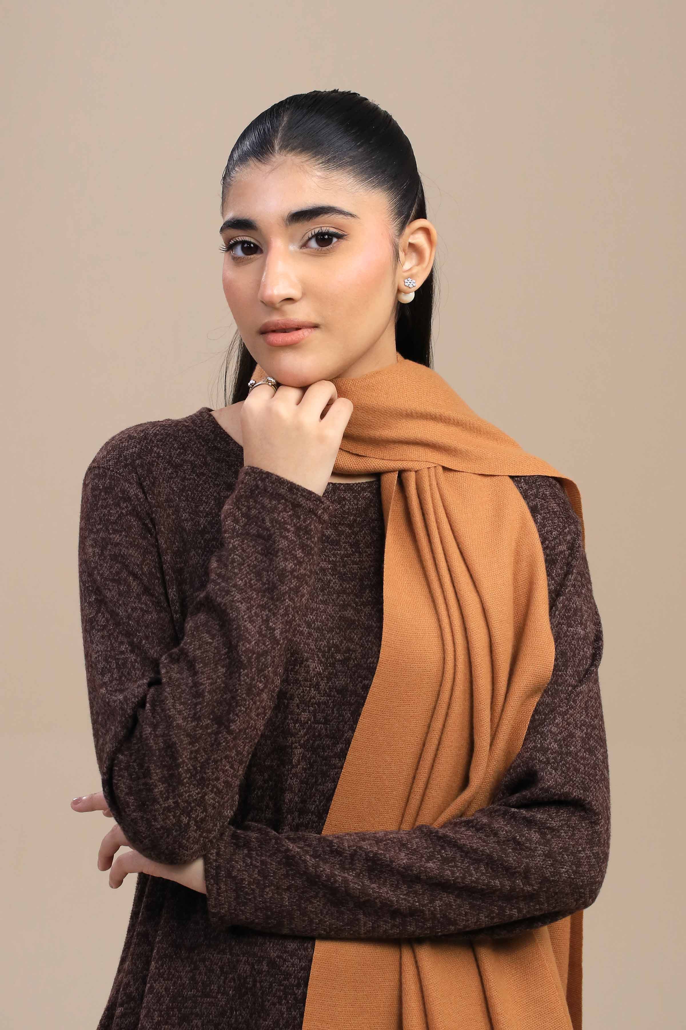 Nishat Linen UAE - Orange Women Shawl-446102106