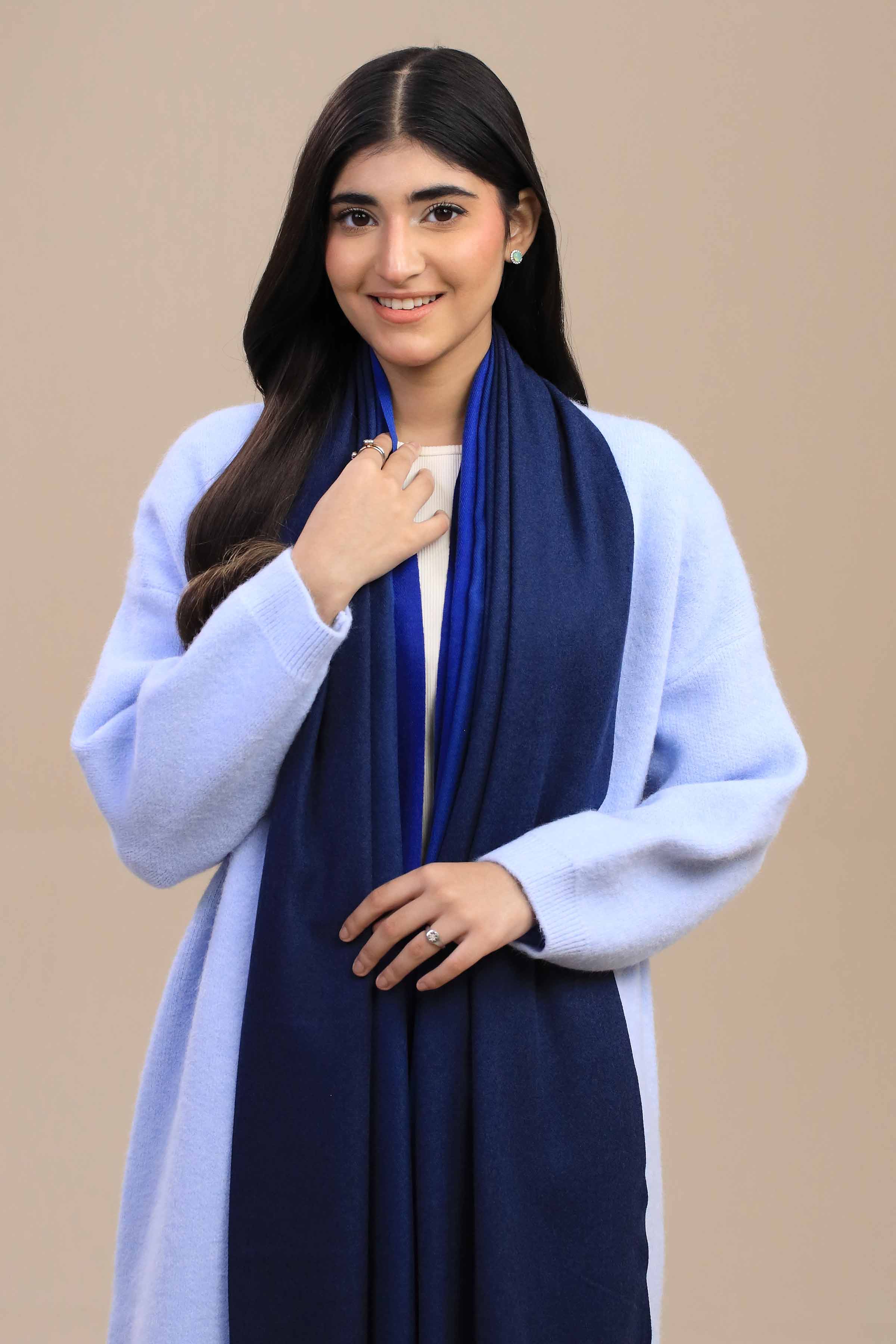 Nishat Linen UAE - Blue Women Shawl-446142108