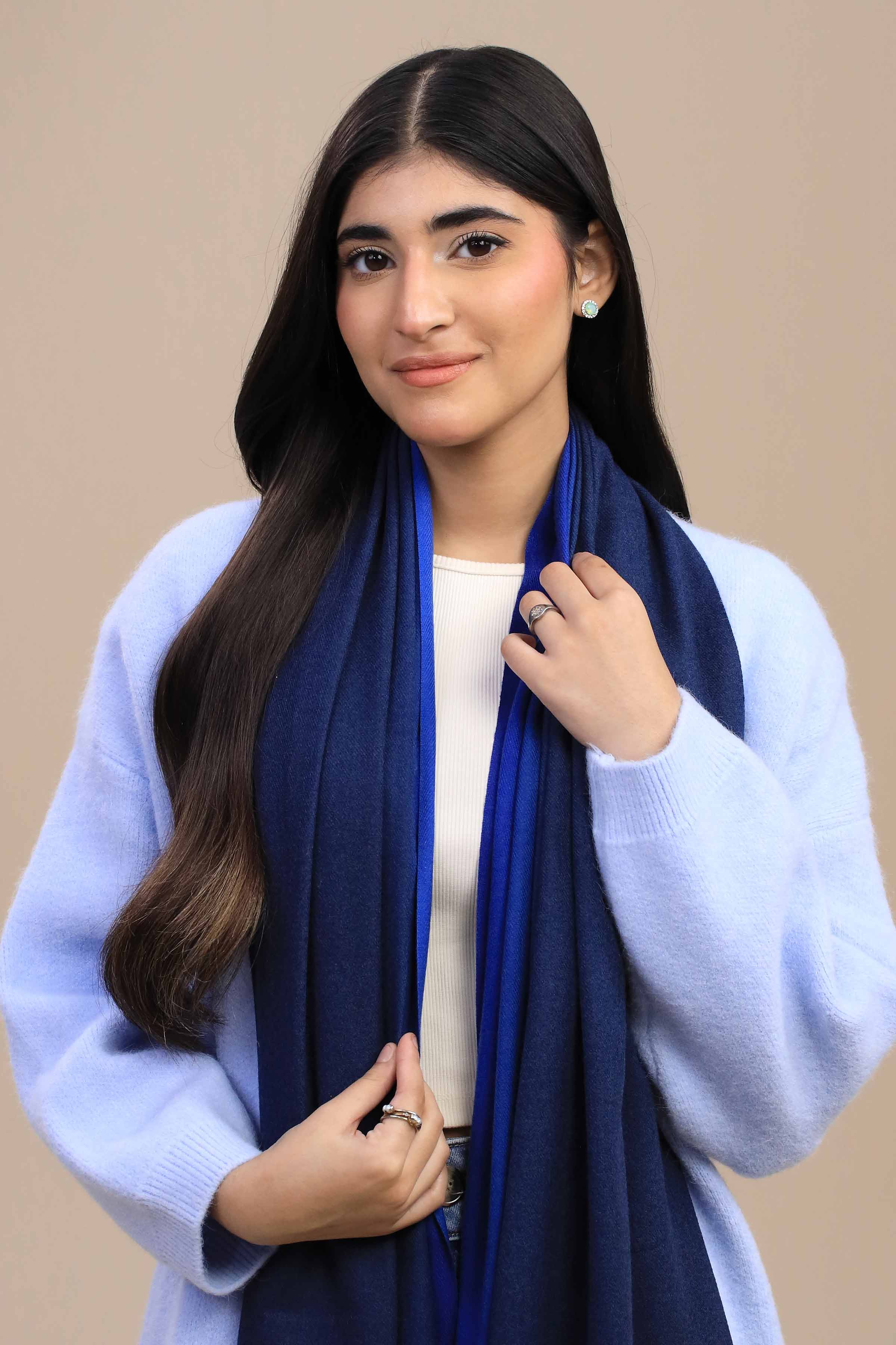 Nishat Linen UAE - Blue Women Shawl-446142108