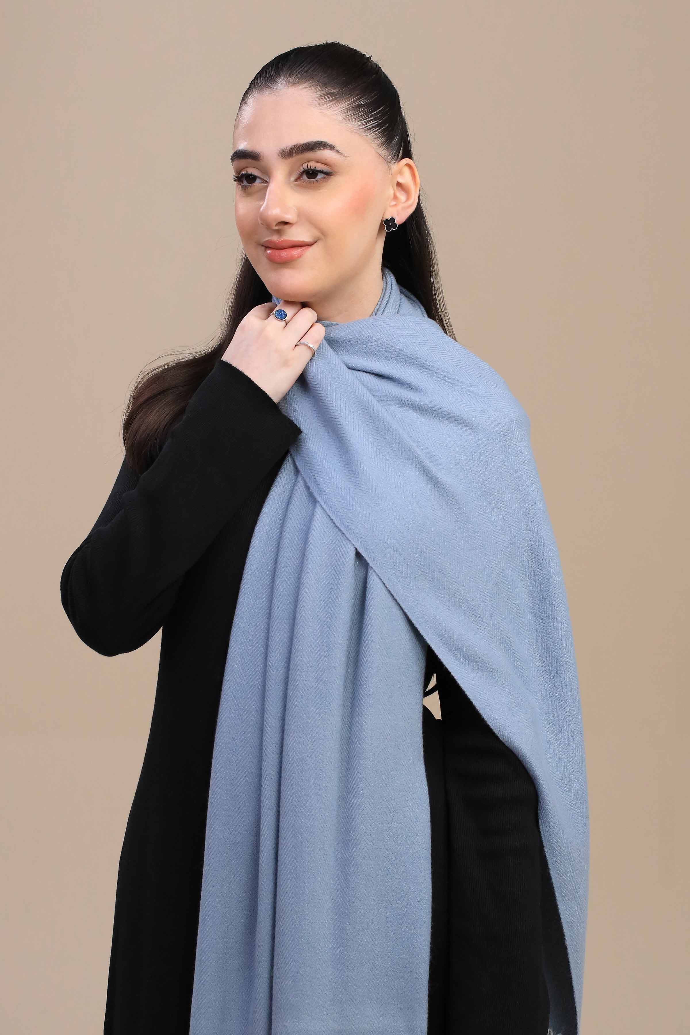 Nishat Linen UAE - Sky Blue Women Shawl-446142110