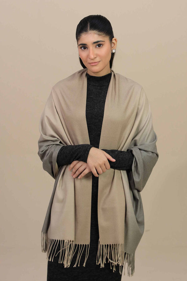 Khaki Women Shawl-446142130