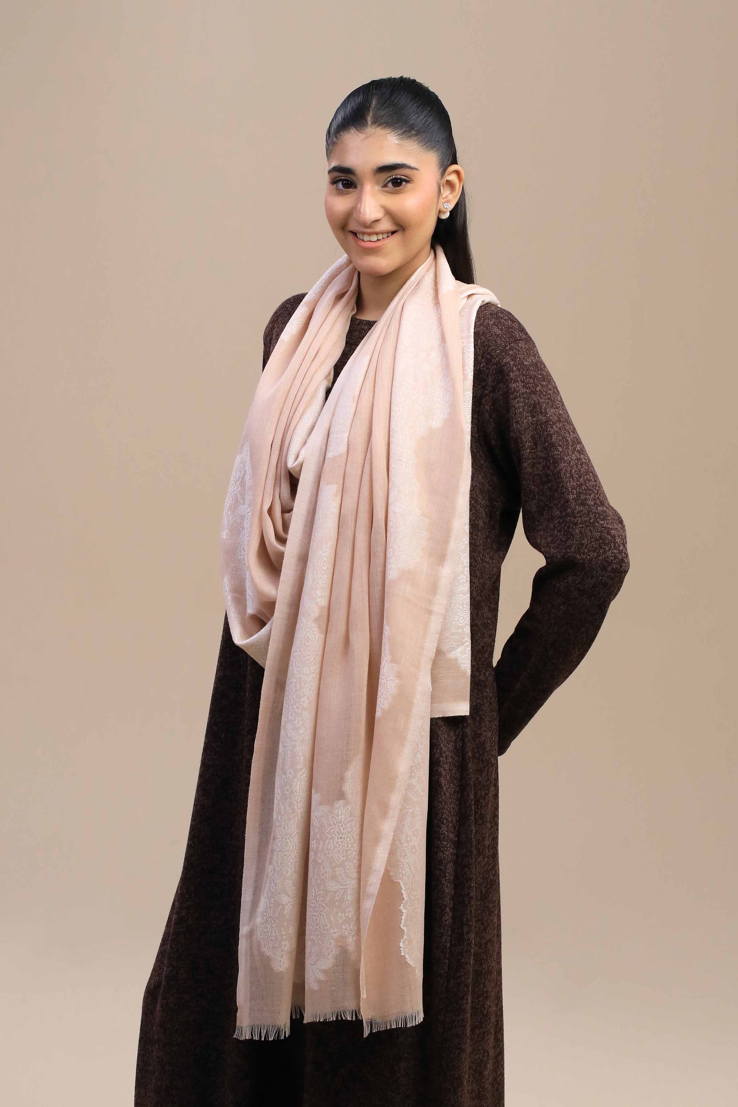 Nishat Linen UAE - Pink Women Shawl - 443962105