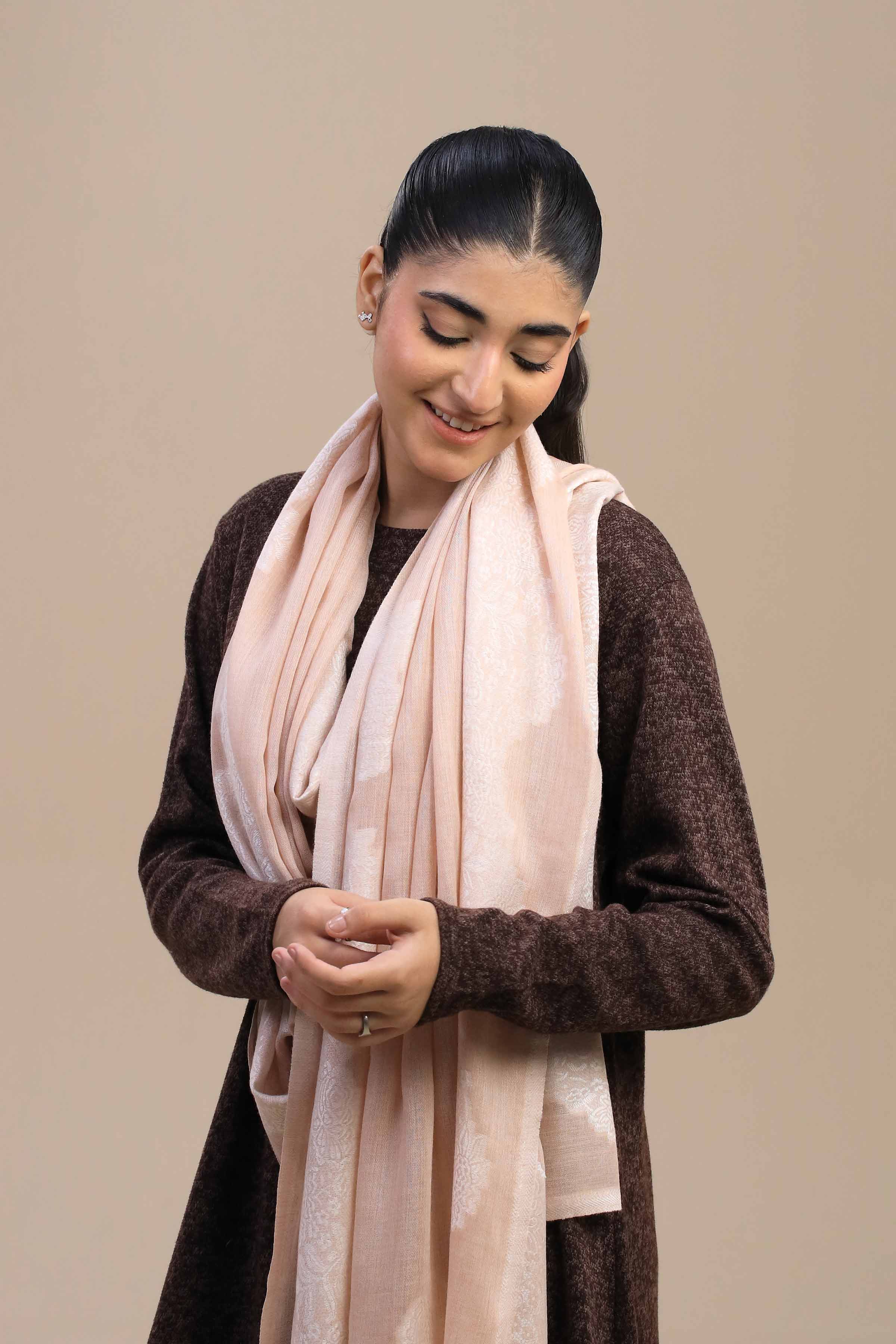 Nishat Linen UAE - Pink Women Shawl - 443962105