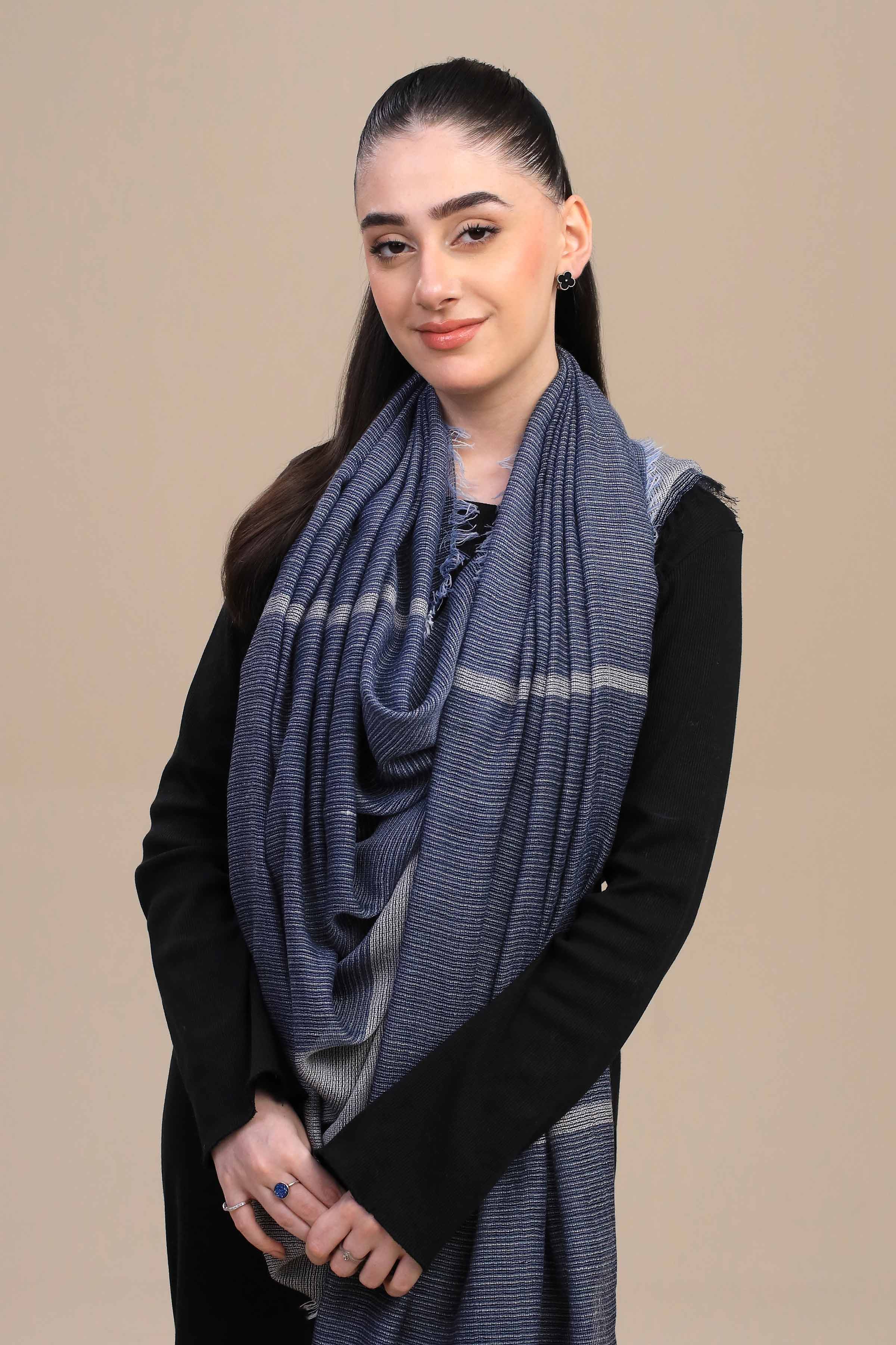 Nishat Linen UAE - Blue Women Shawl-447172108