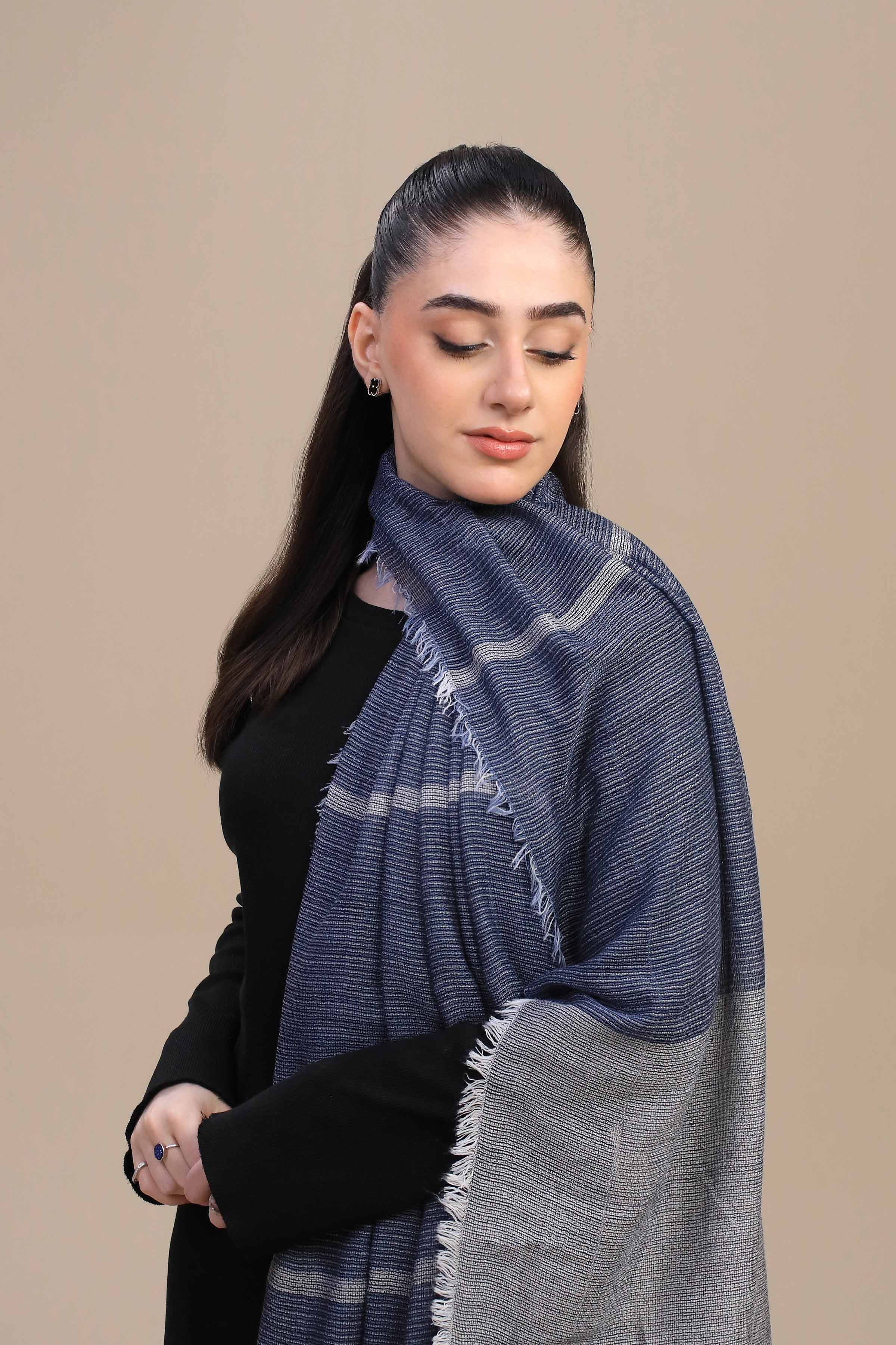 Nishat Linen UAE - Blue Women Shawl-447172108
