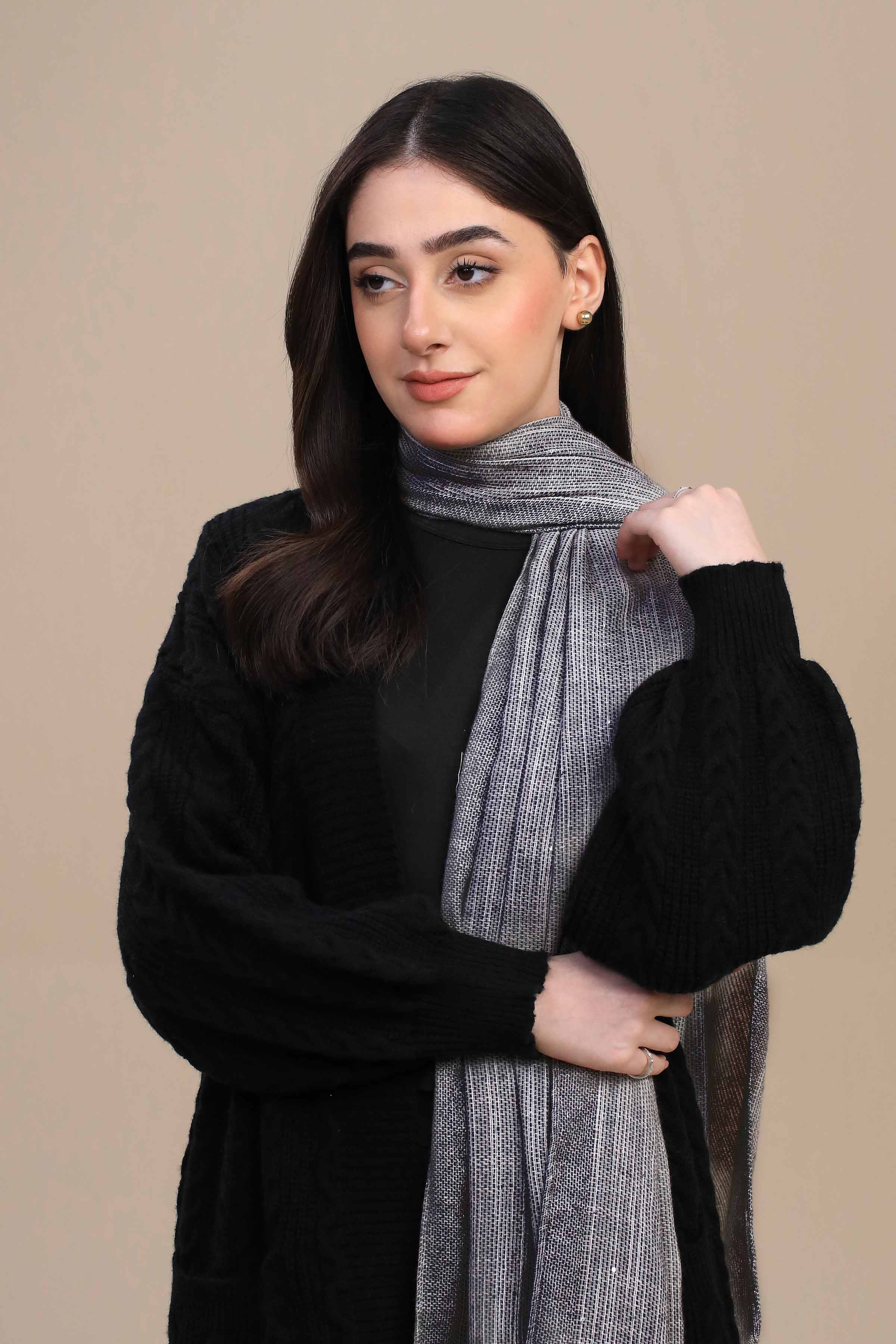 Nishat Linen UAE - Light Blue Women Shawl-447182108