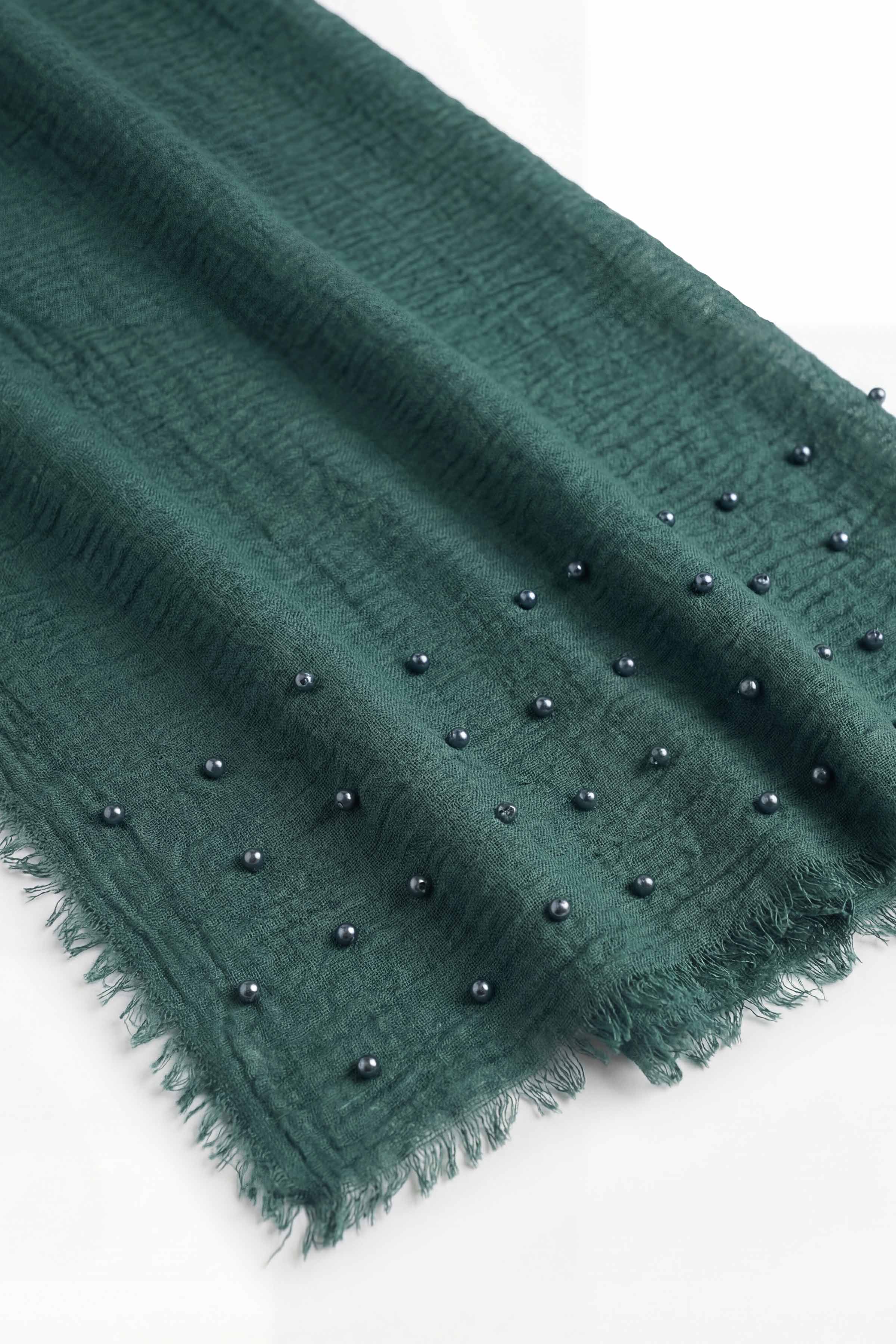 Green Women Scarf - 447372104
