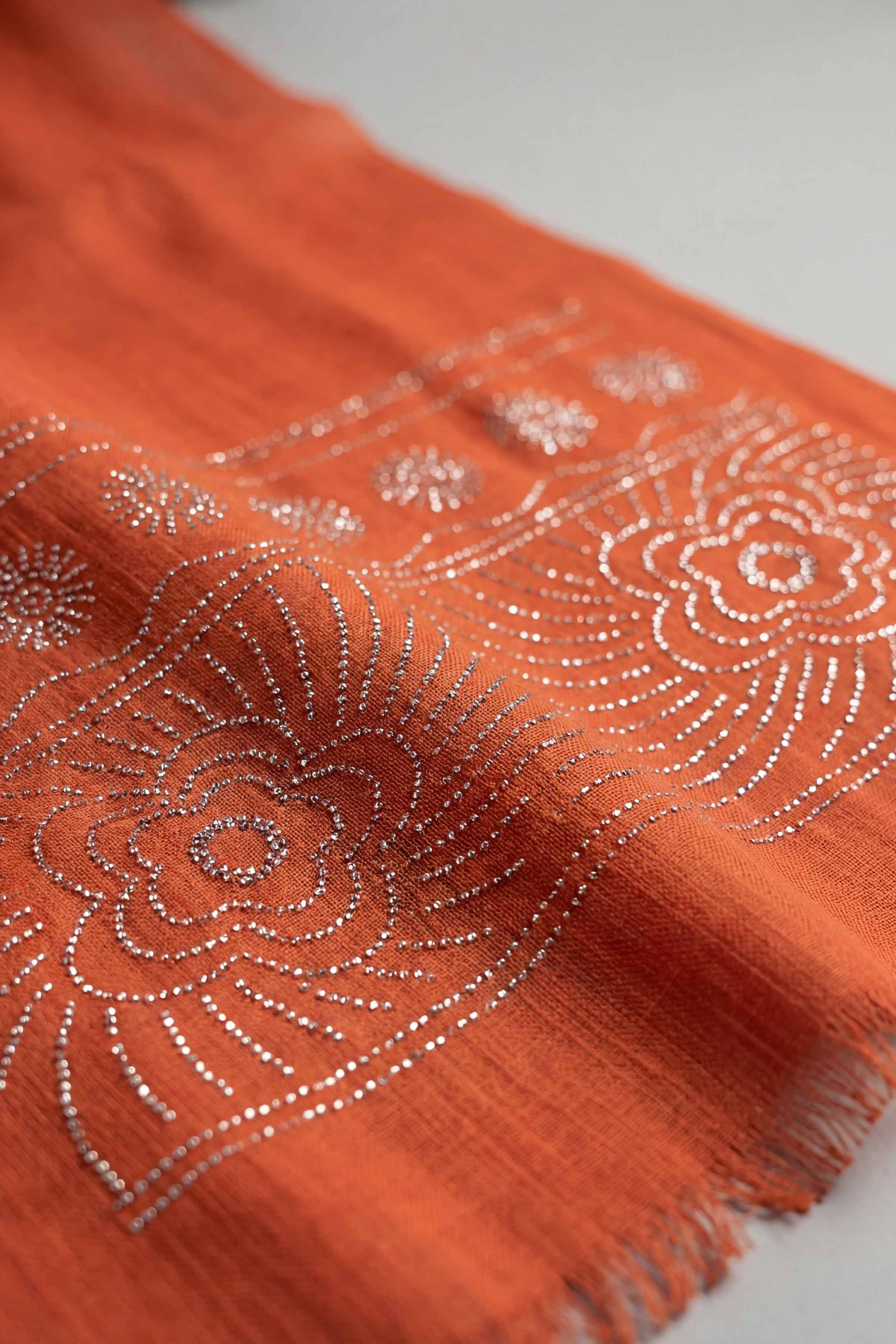 Red Women Scarf - 447392101
