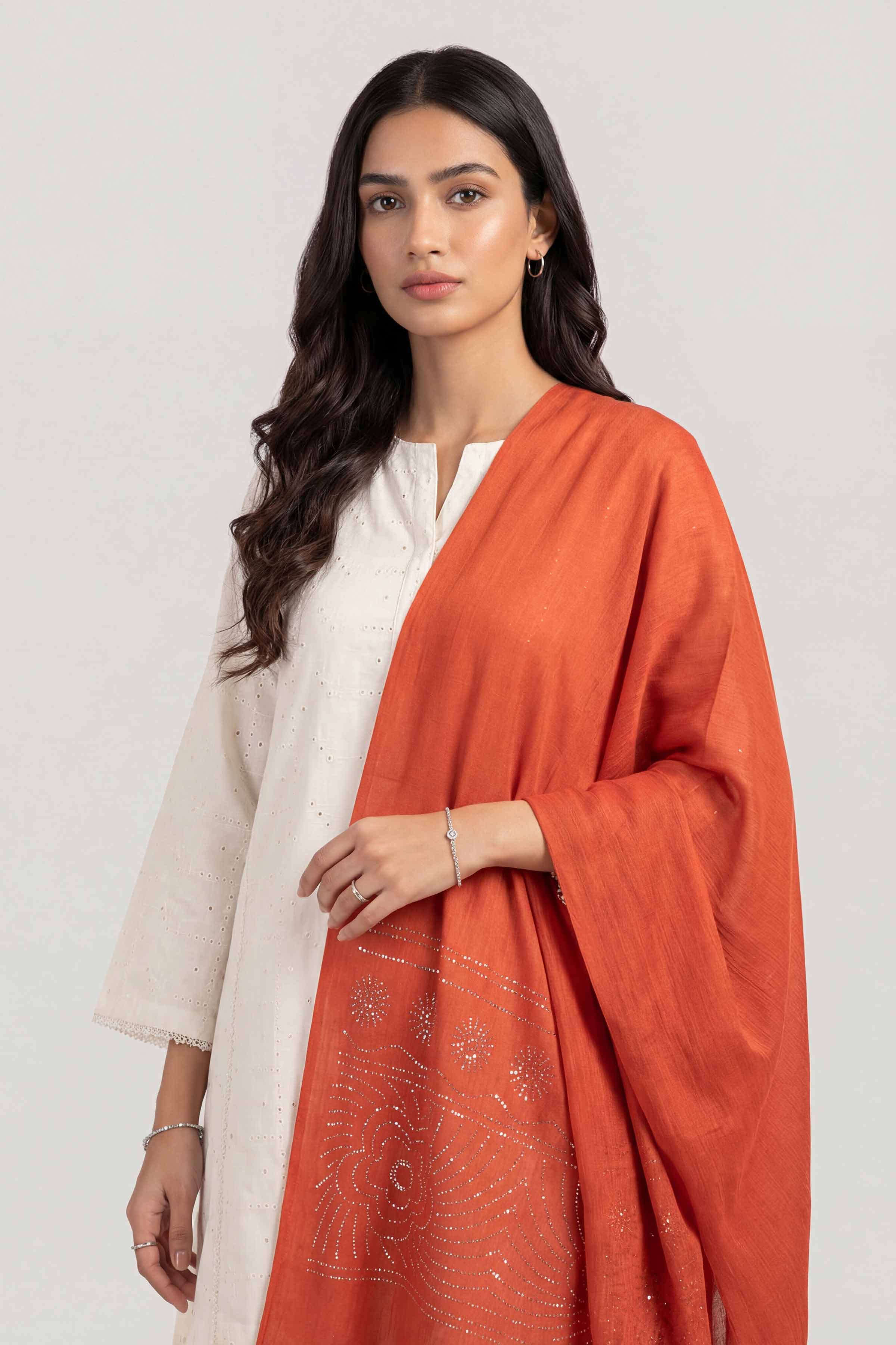 Red Women Scarf - 447392101