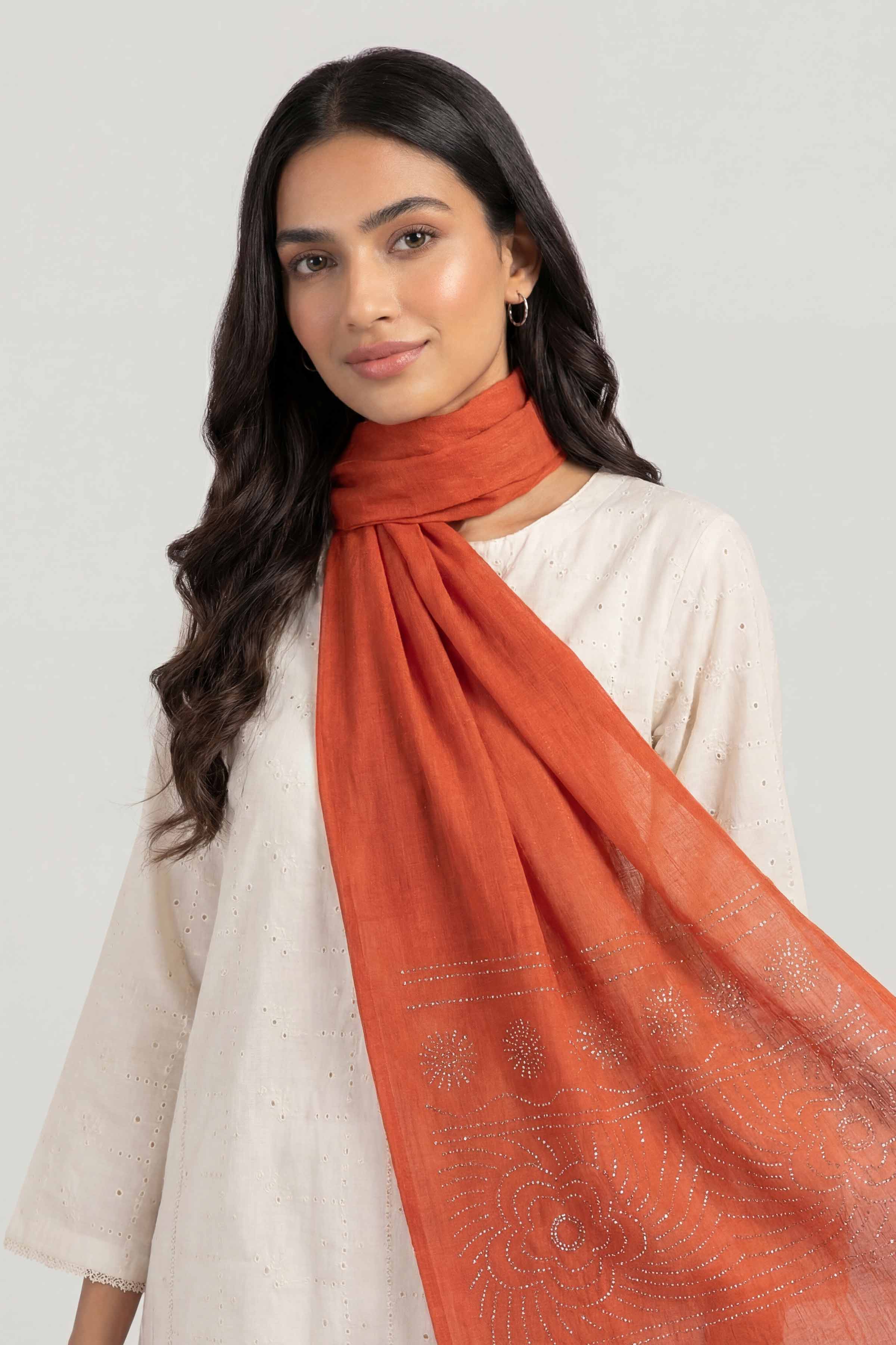 Red Women Scarf - 447392101