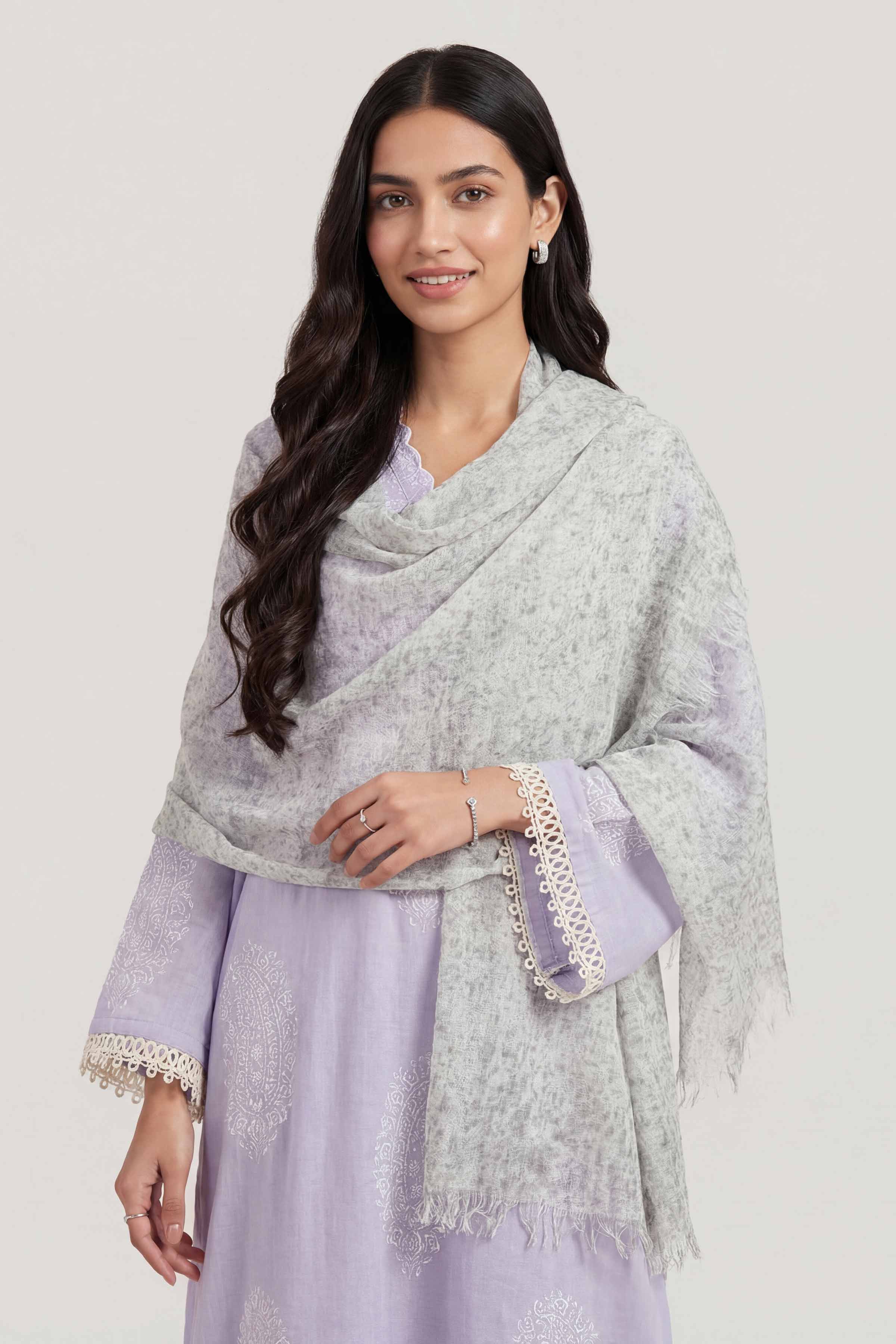 Green Women Scarf - 447412104
