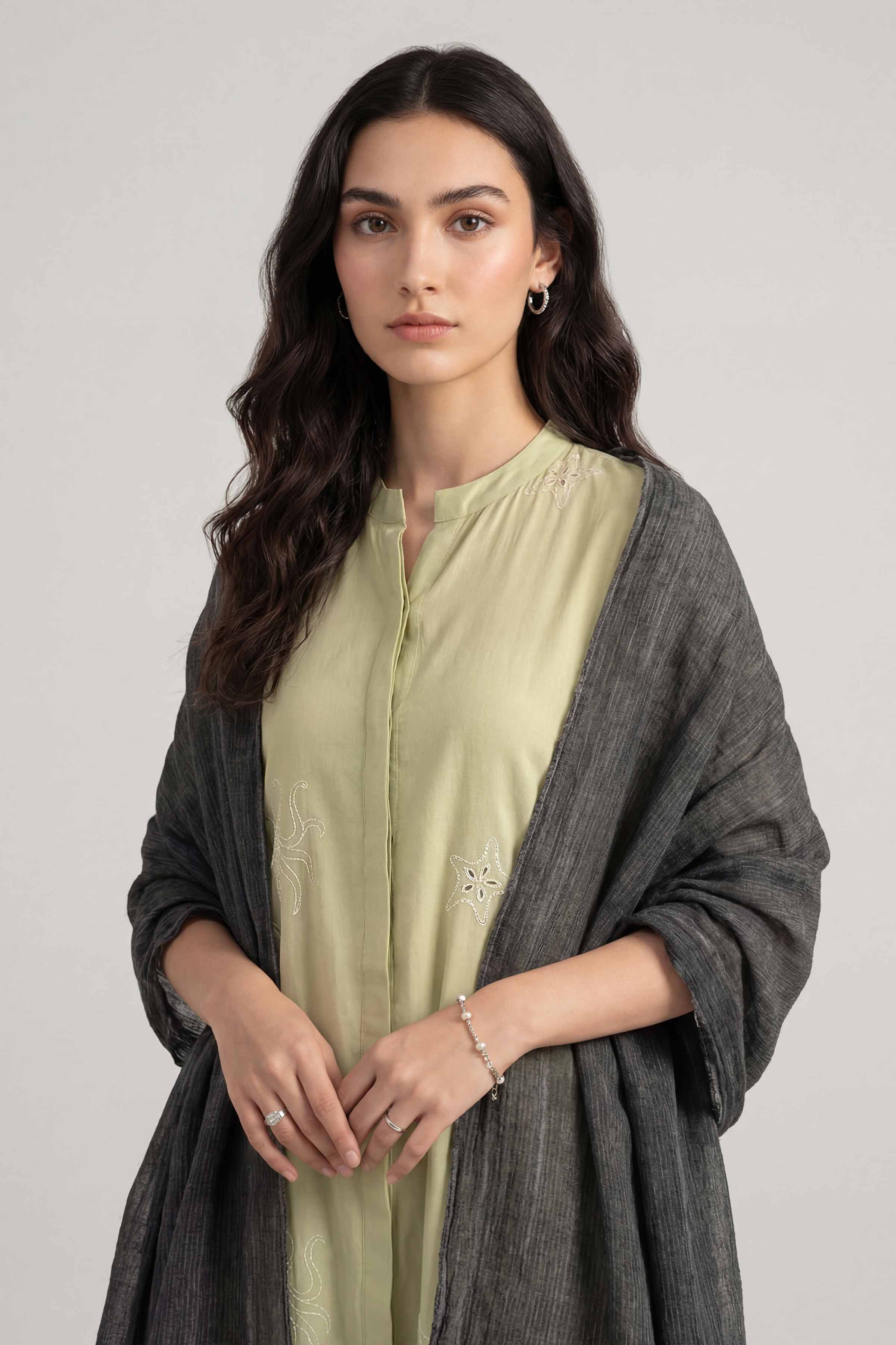 Black Women Scarf - 447422103