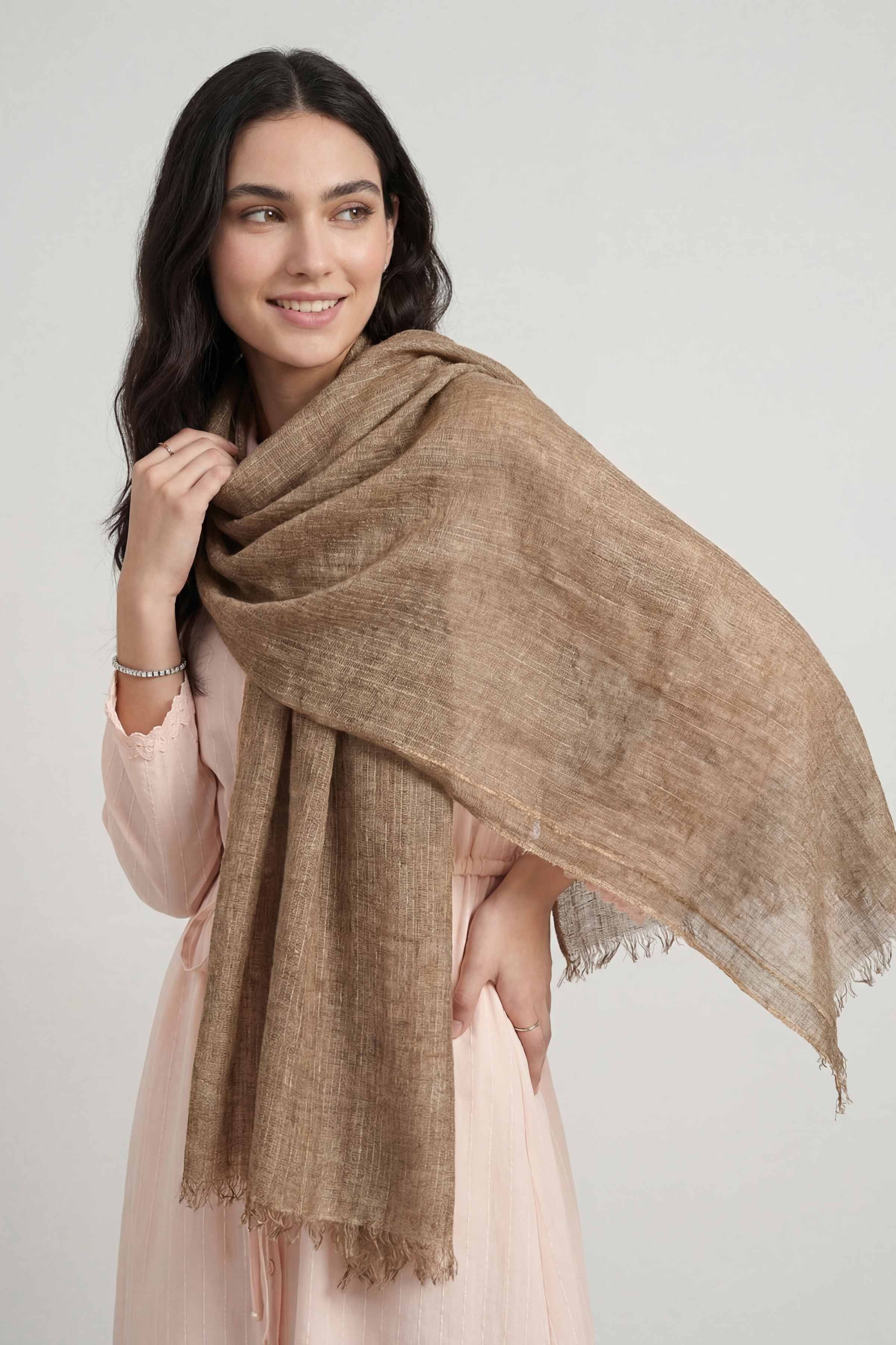 Brown Women Scarf - 447422113