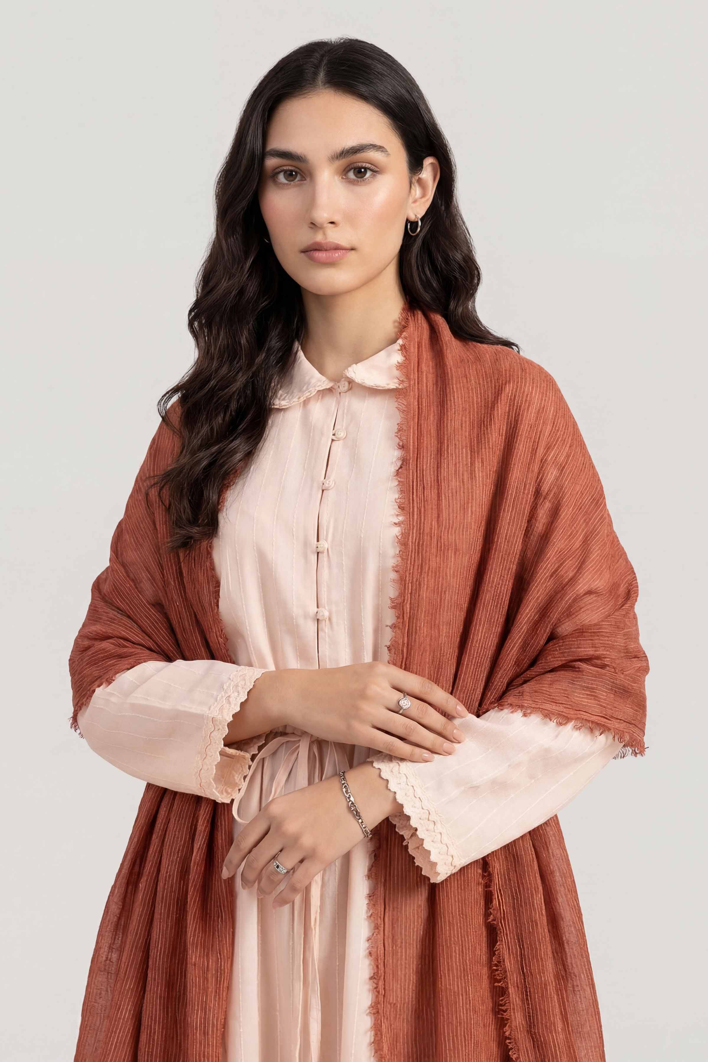 Brown Women Scarf - 447442113