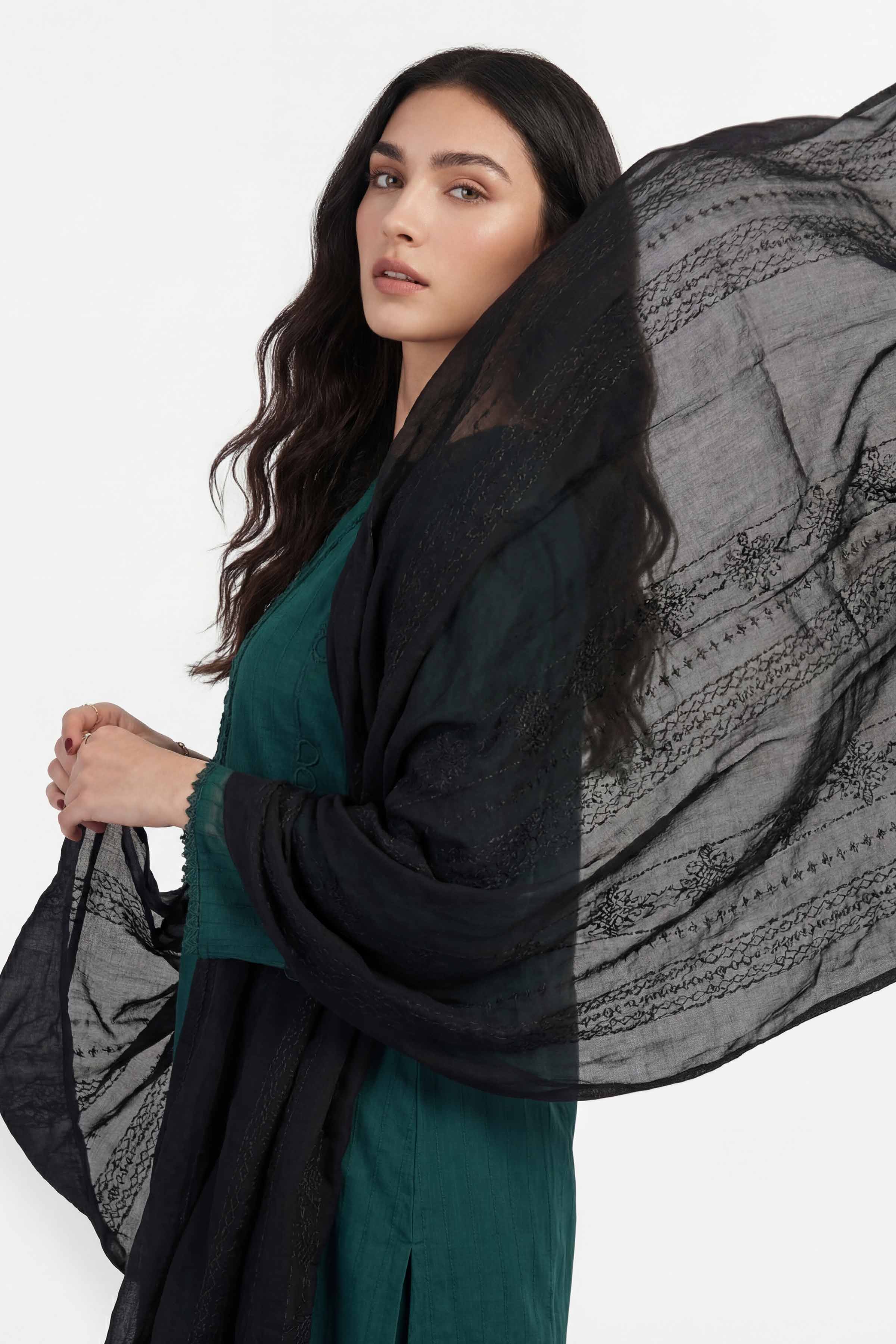 Black Women Scarf - 447492103