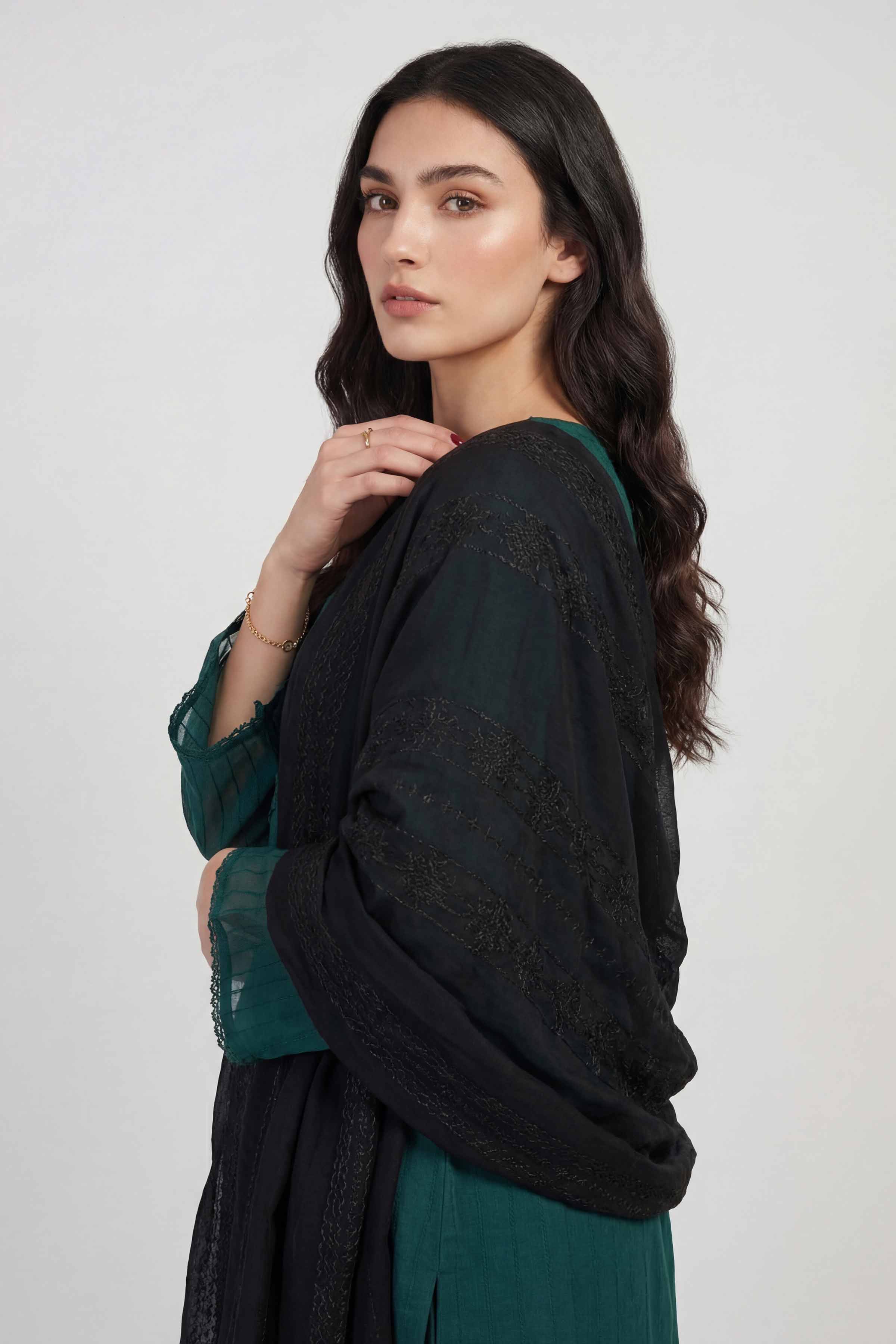 Black Women Scarf - 447492103