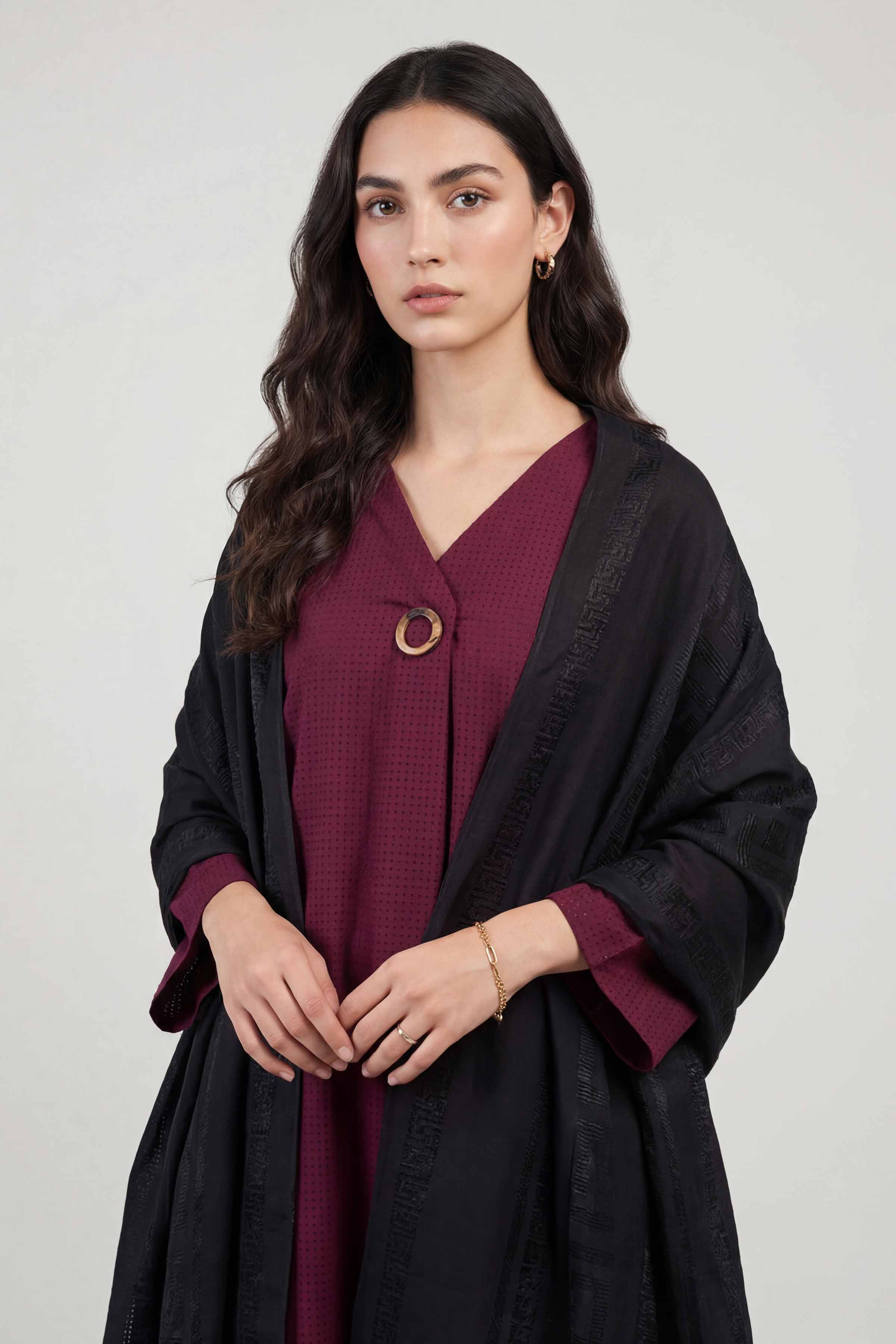 Black Women Scarf - 447512103