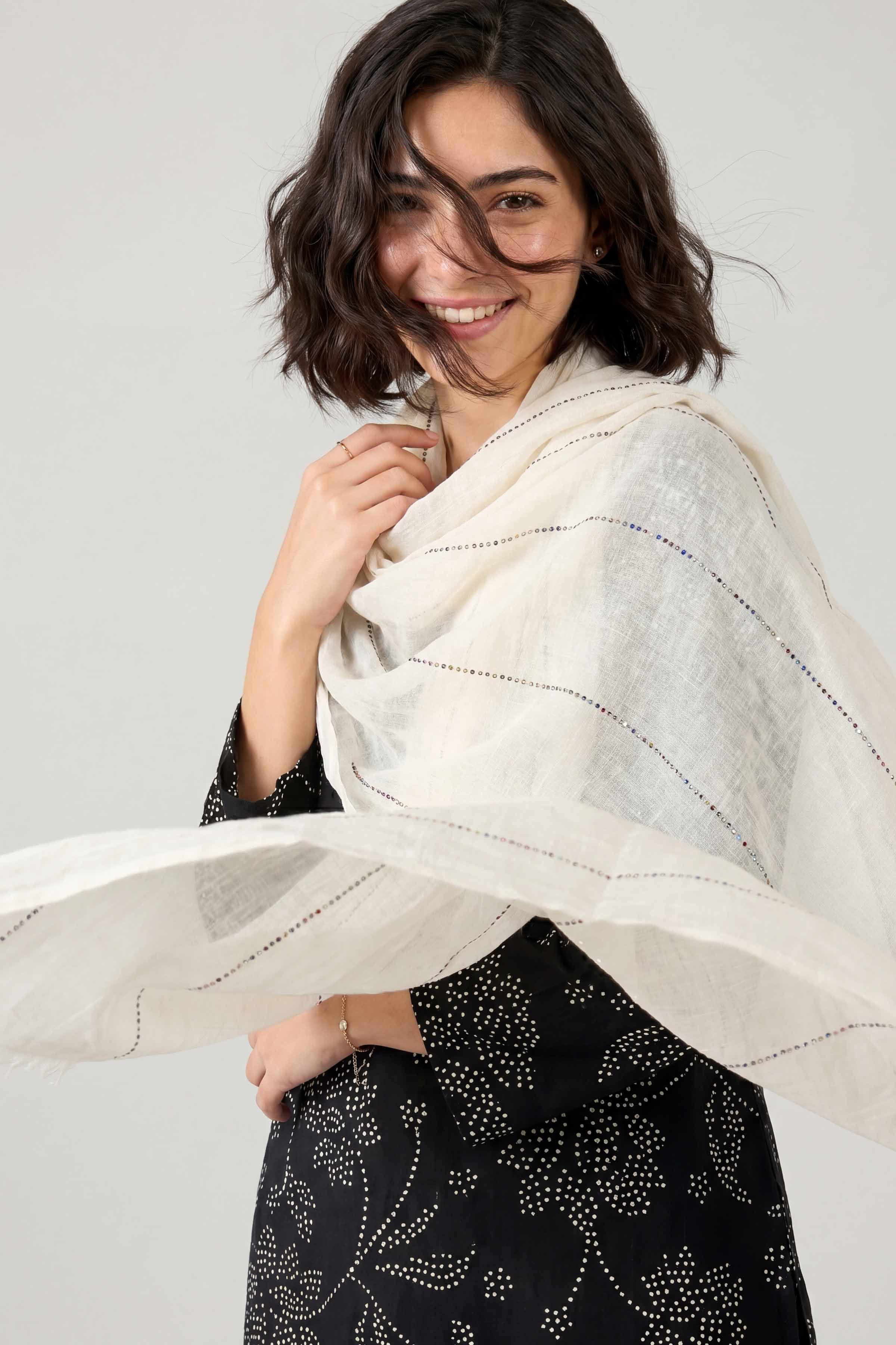 Light yellow Women Scarf - 447532102