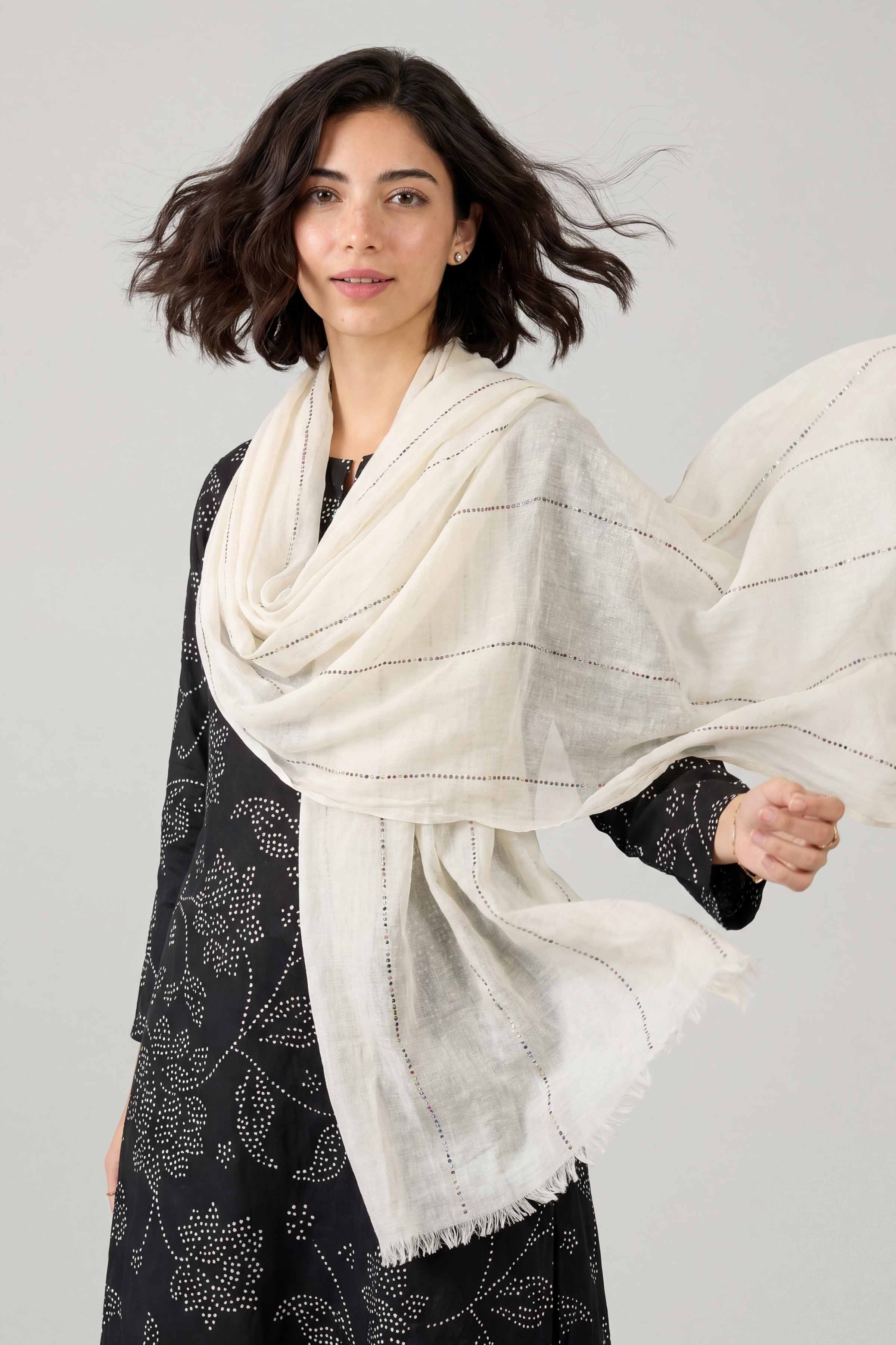 Light yellow Women Scarf - 447532102