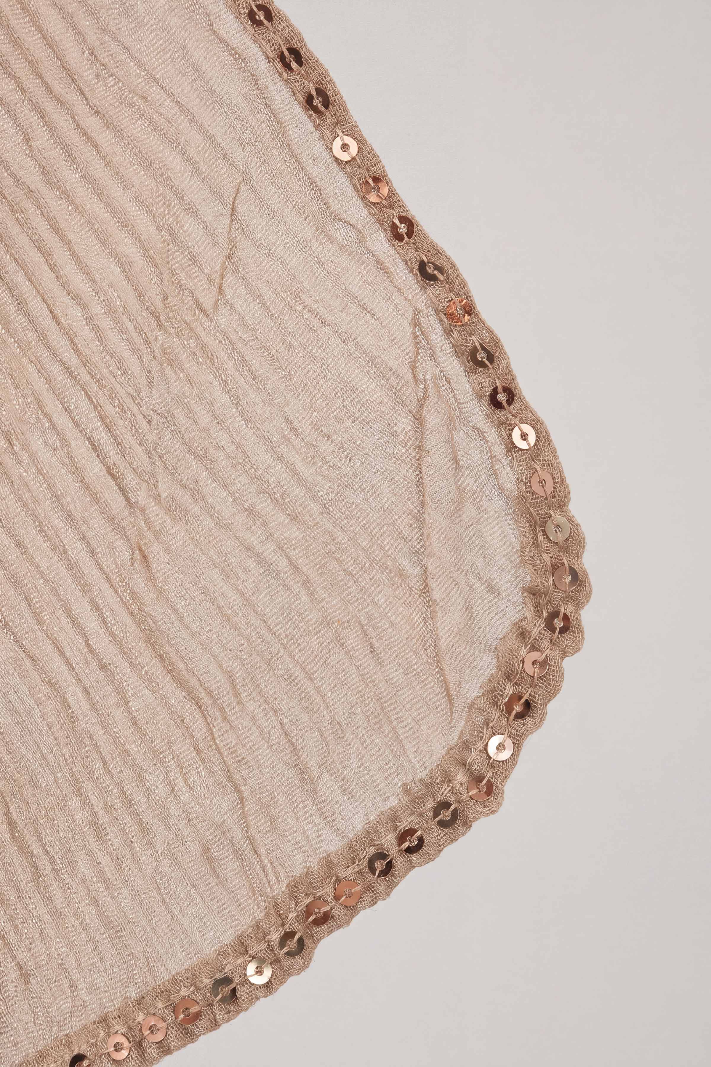 Beige Women Scarf - 447542118