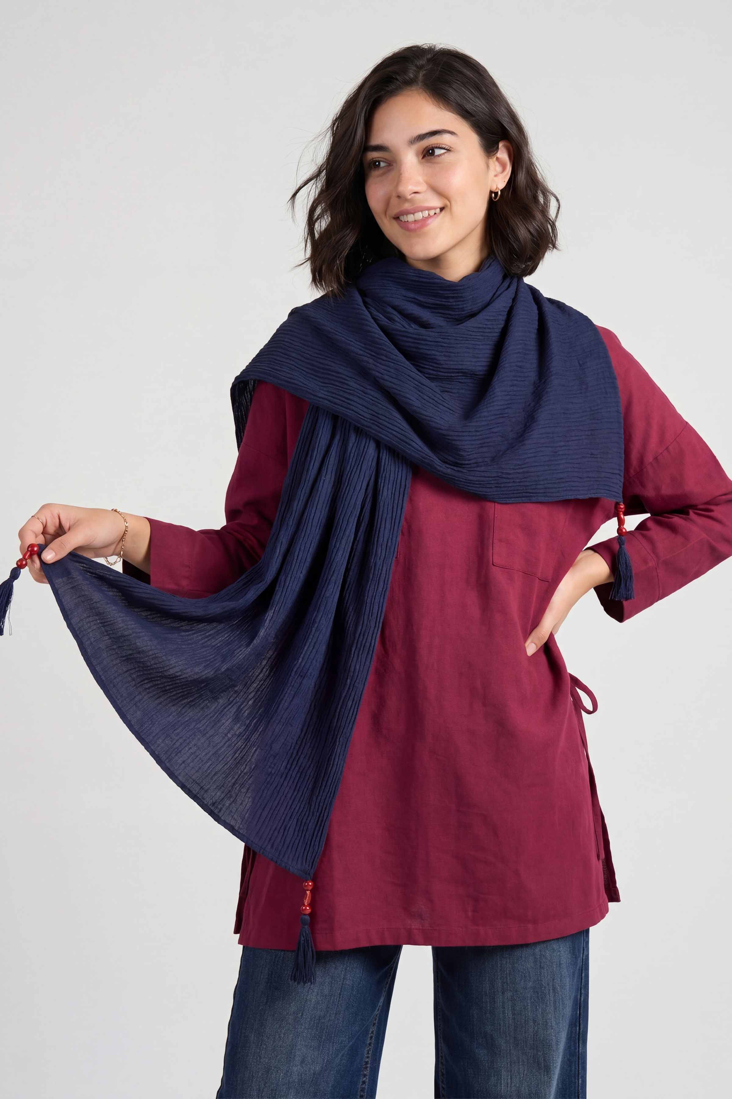 Black Women Scarf - 447552103