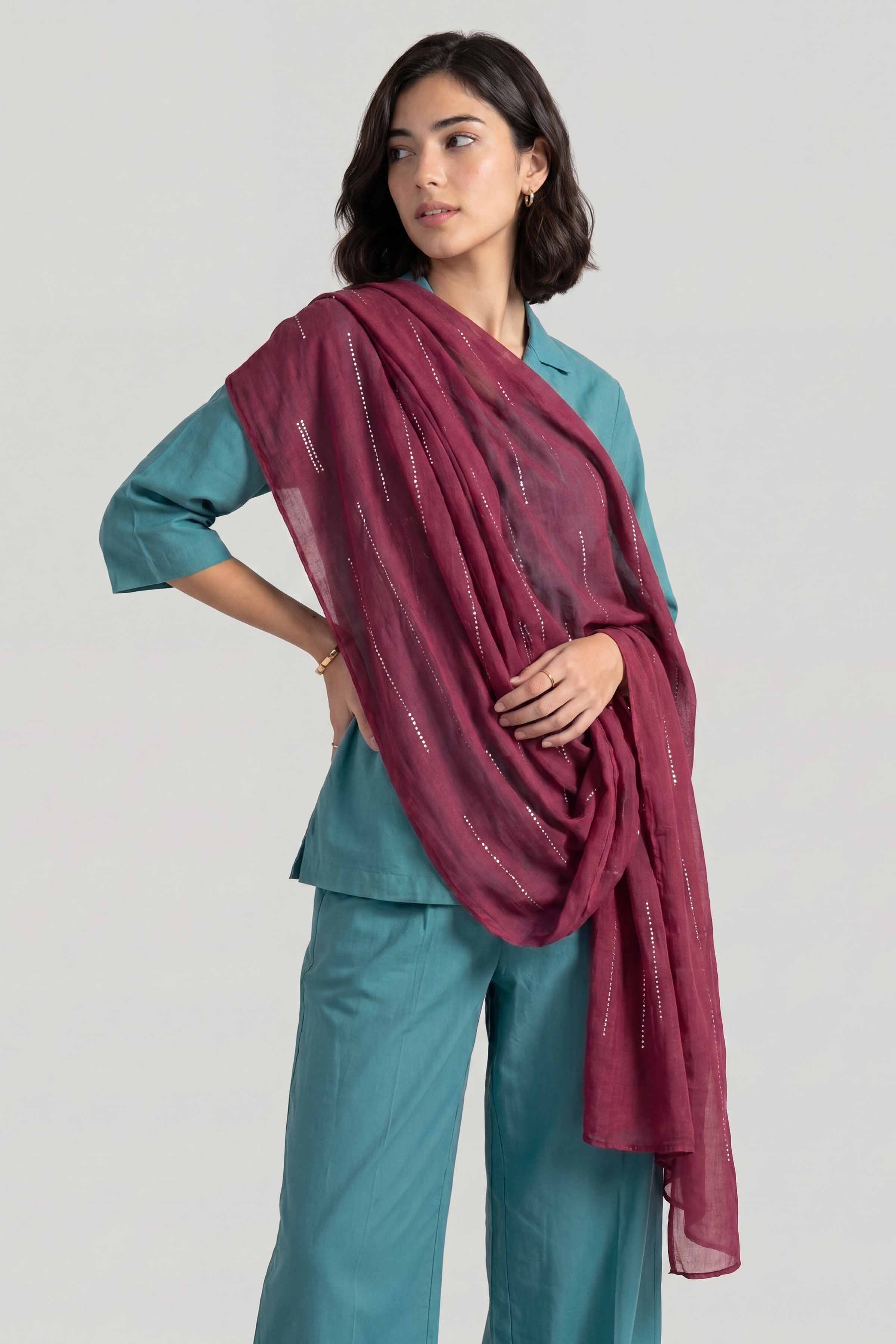 Wine Women Scarf - 447562122