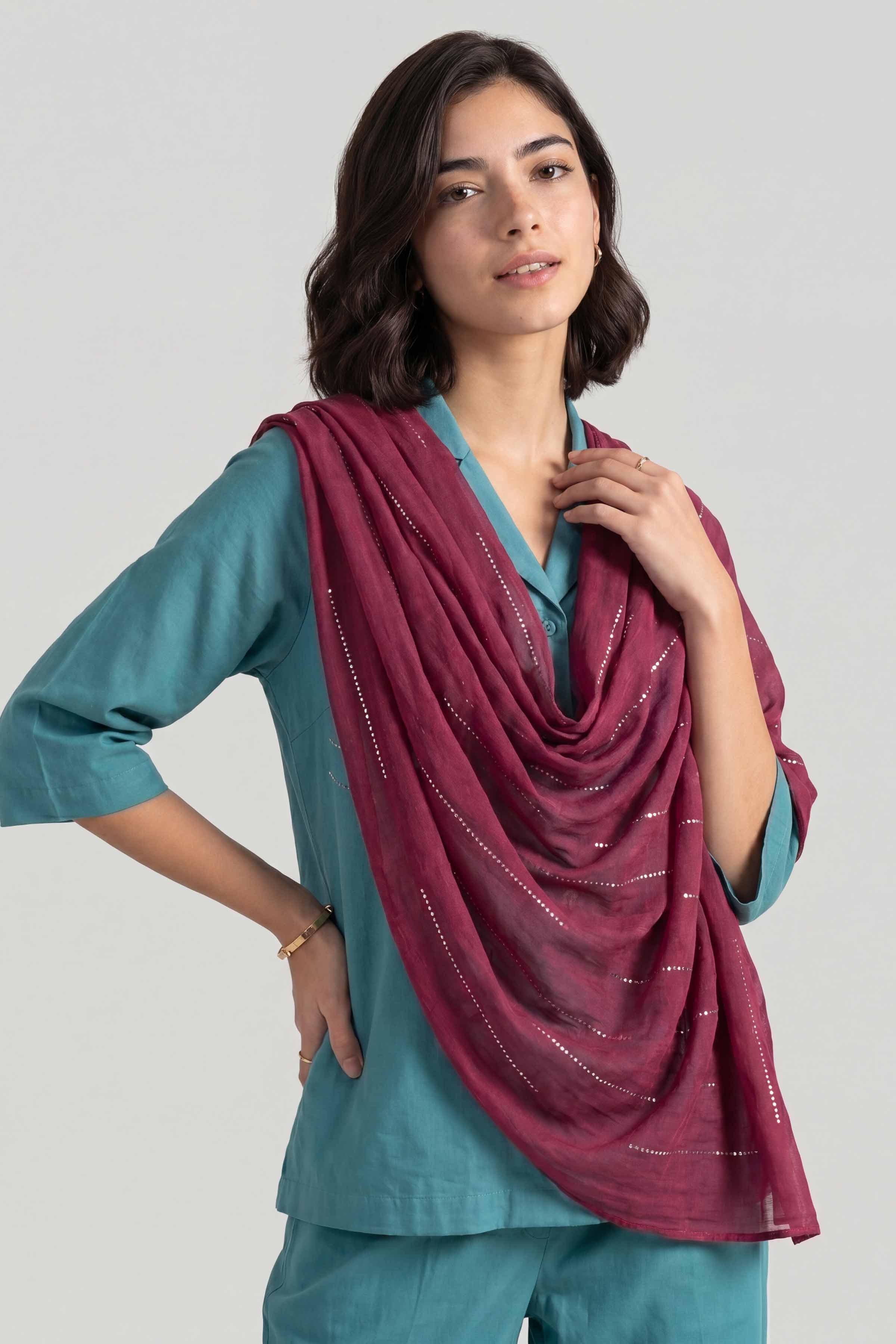 Wine Women Scarf - 447562122