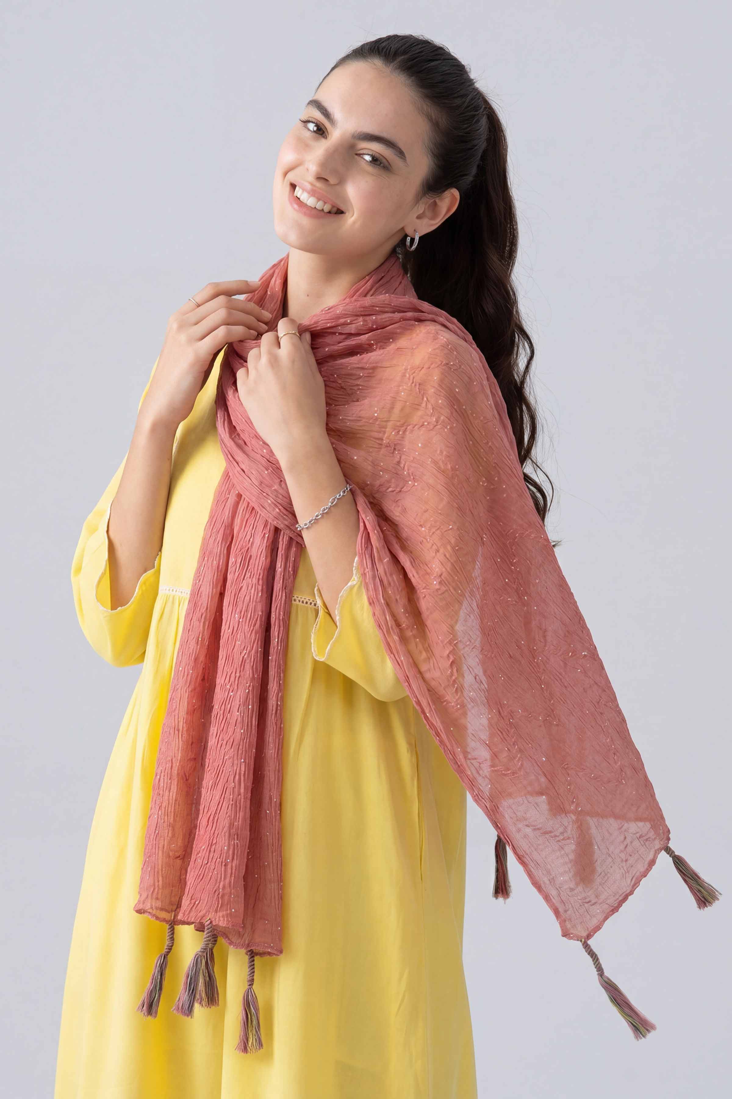 Red Women Scarf - 447592101