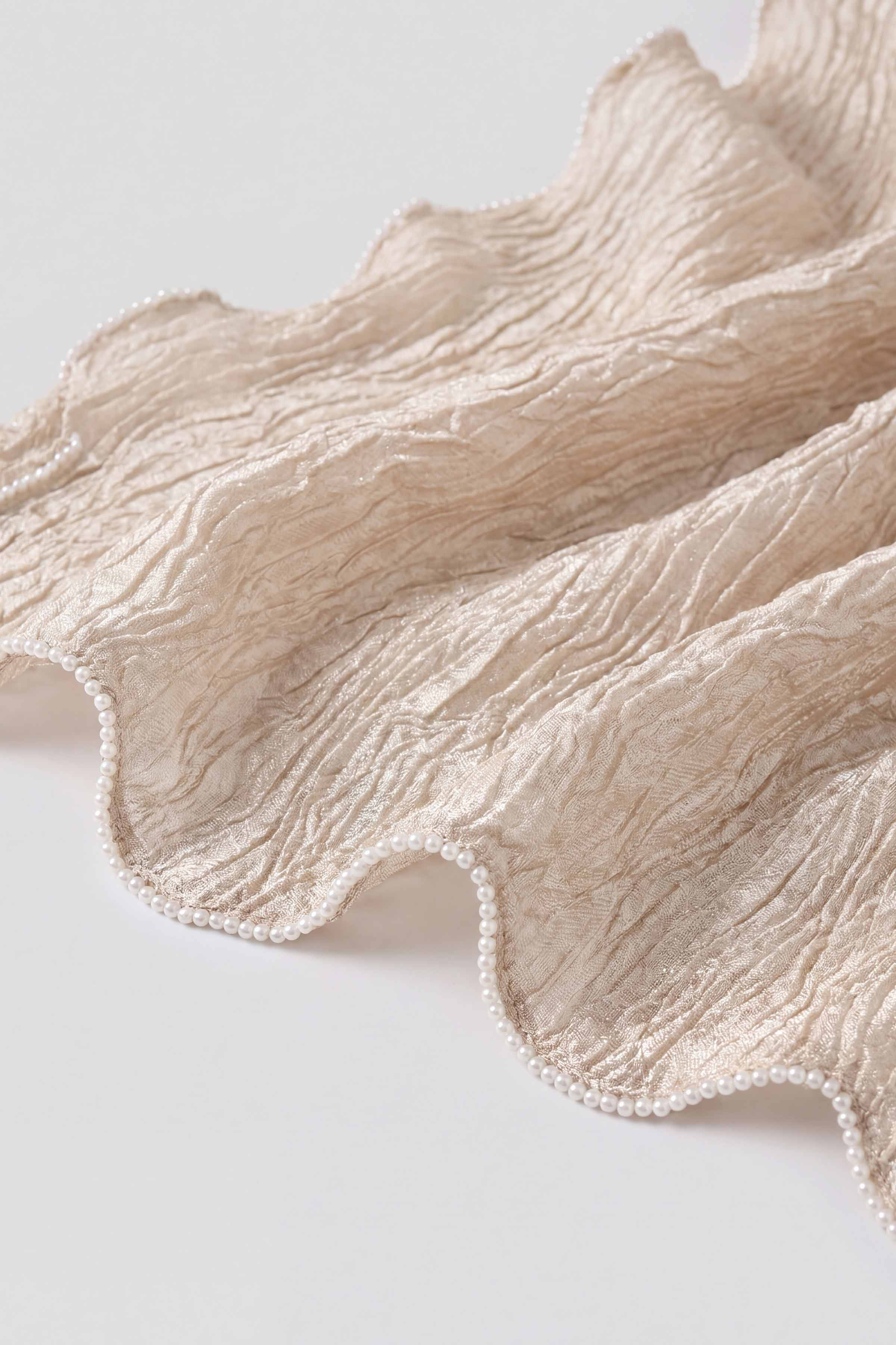 Beige Women Scarf - 447602118