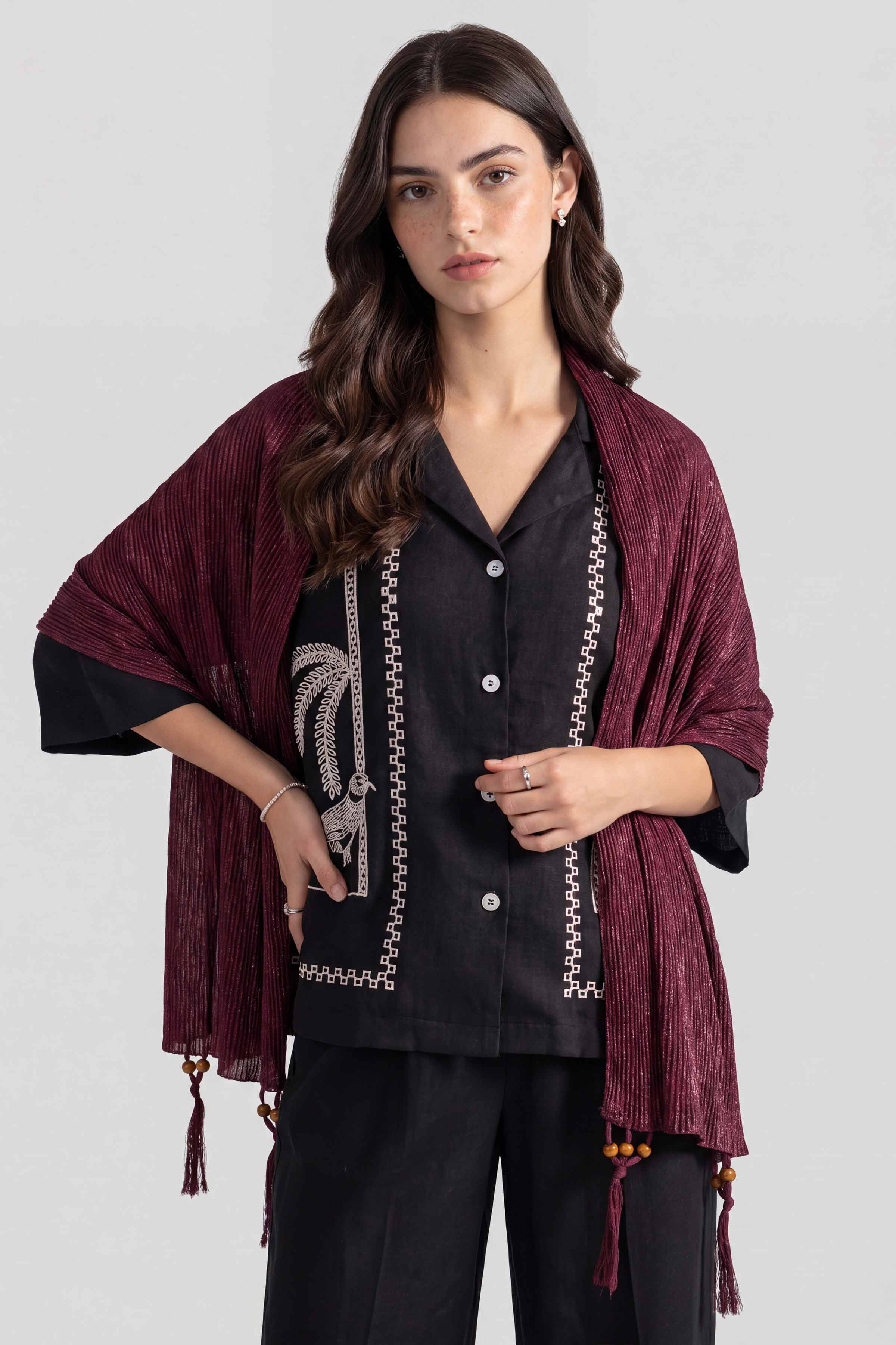 Wine Women Scarf - 447612122