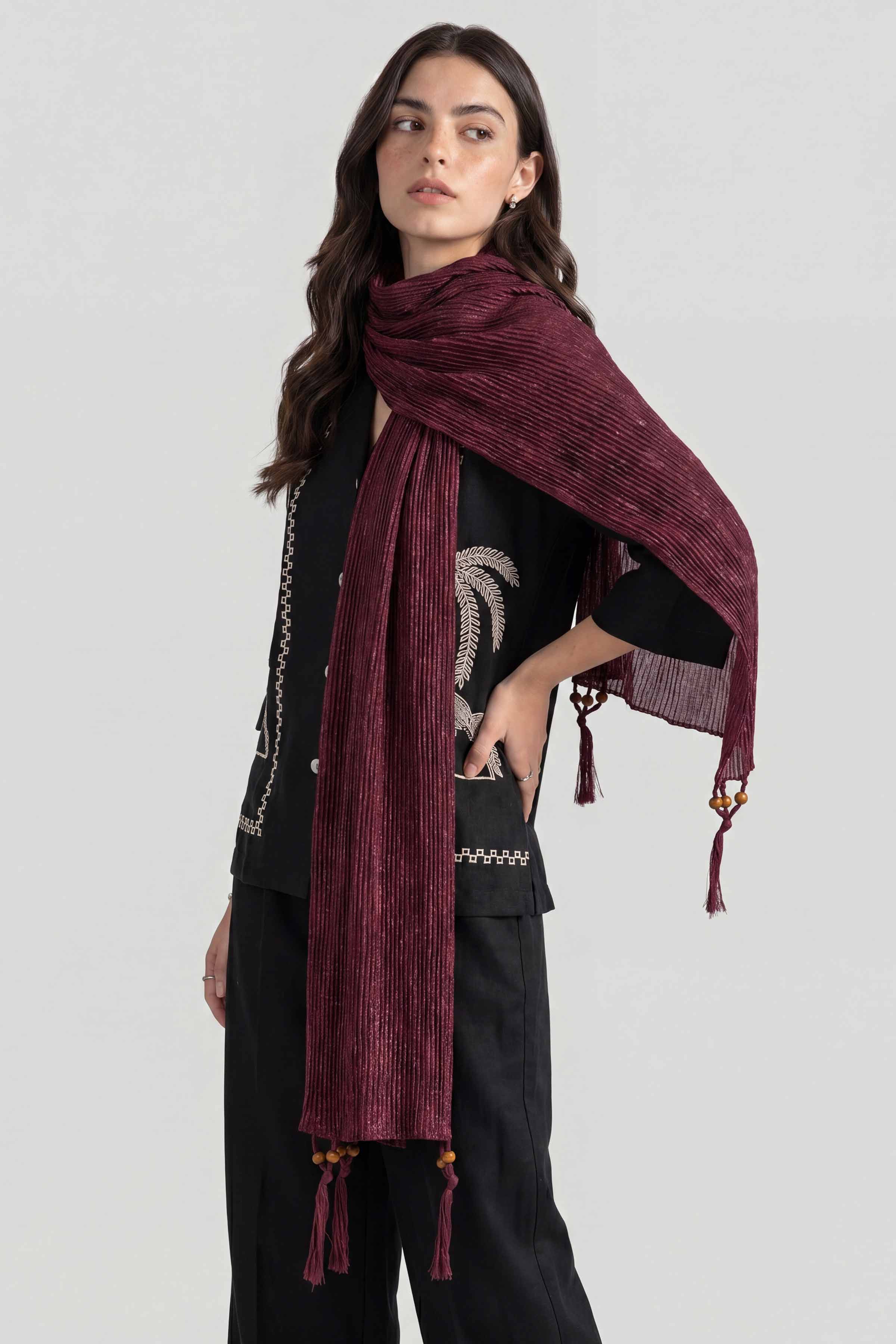 Wine Women Scarf - 447612122