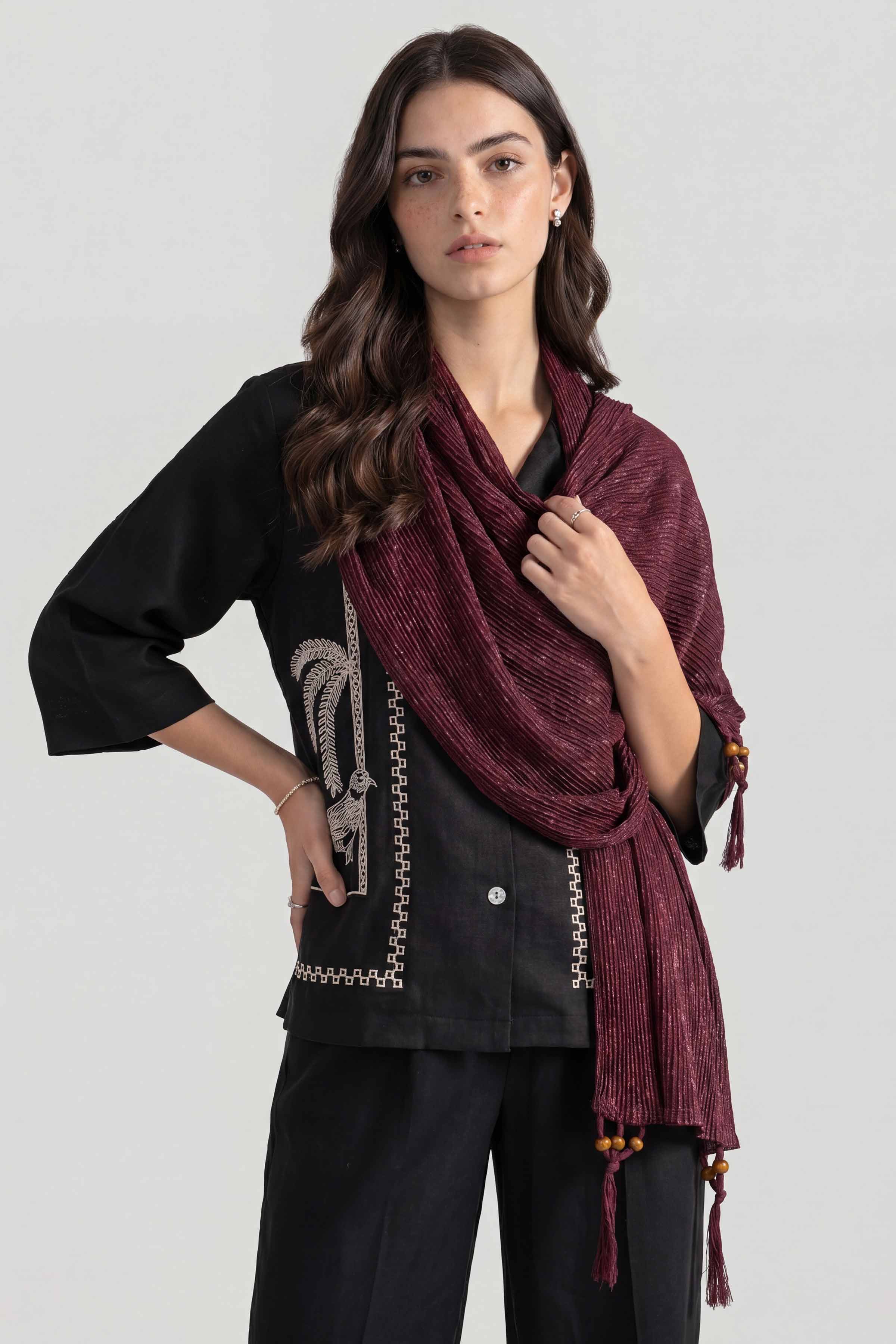 Wine Women Scarf - 447612122